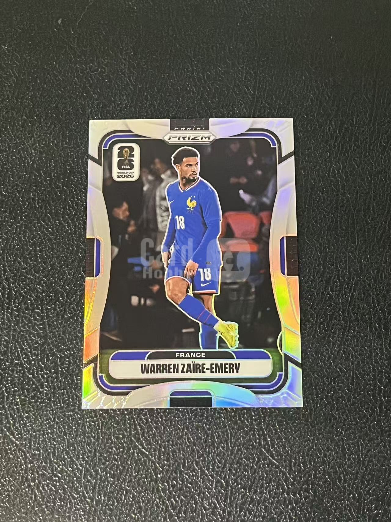 2026 Panini World Cup Prizm Warren Zaïre-Emery 埃梅里 多特蒙德 法国 世界杯 银折 实卡精美 卡品如图 LA-5