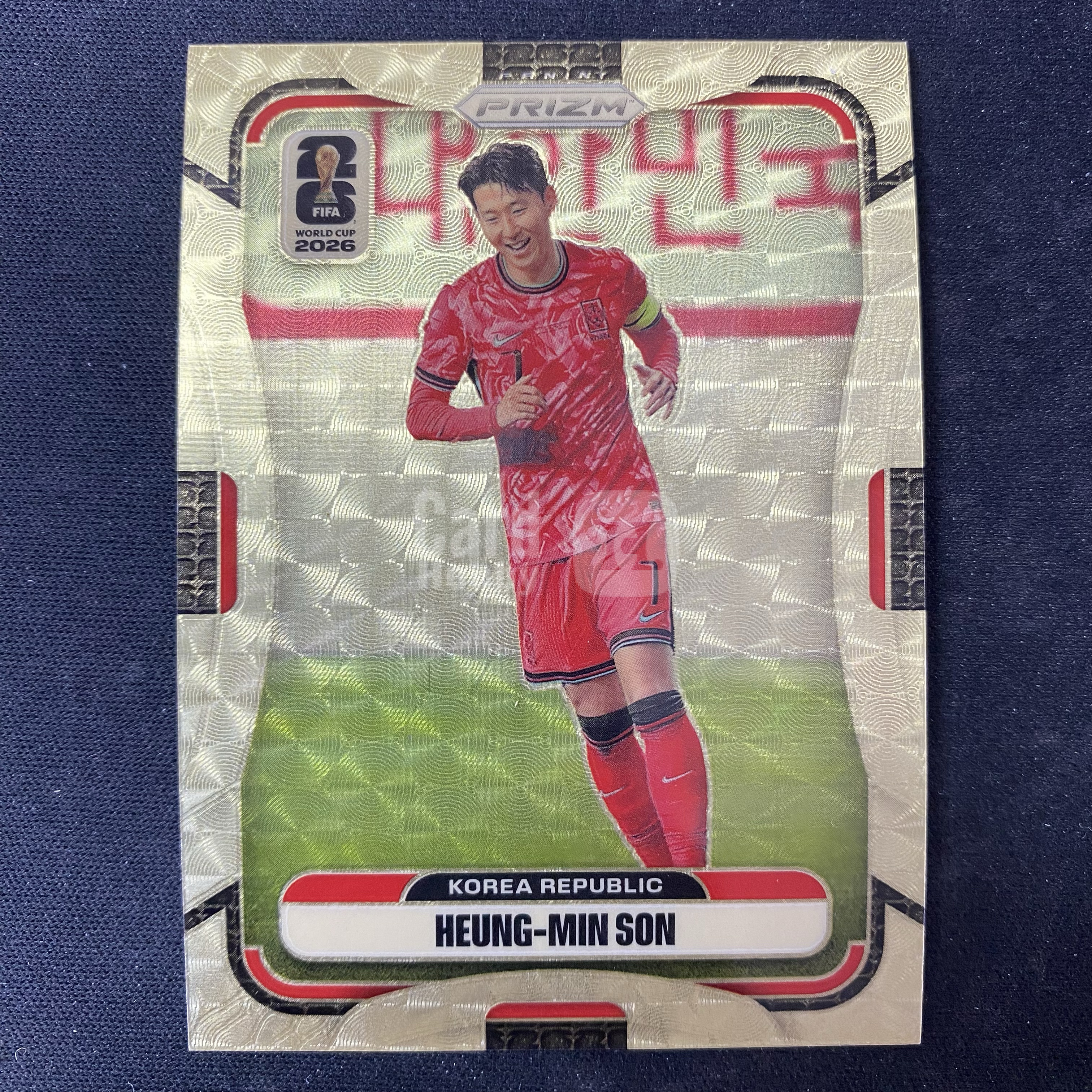 2026 Panini Prizm Heung-Min Son 【星集卡代卖】点哥60809 PZ 足球 世界杯 孙兴慜 韩国 金圈圈 折射 1/1编 稀有独编