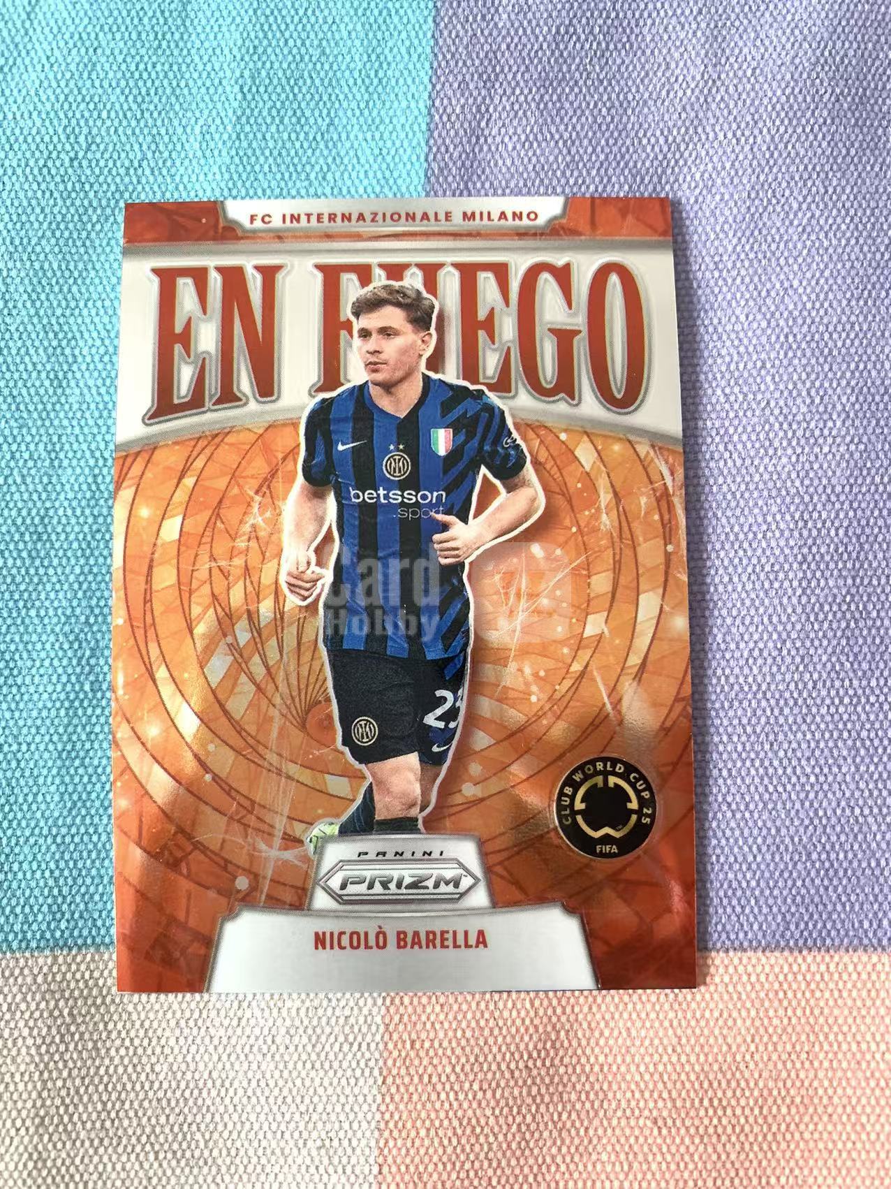 2024-25 Panini Prizm Nicolò Barella 帕尼尼世俱杯 prizm 国际米兰 巴雷拉 base 雯雯