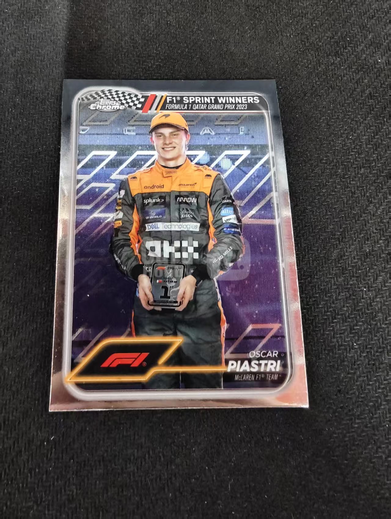 2024 Topps Chrome F1 Oscar Piastri 方程式赛车 奥斯卡 皮亚斯特里 迈凯伦车队 划痕 边角瑕疵 #151