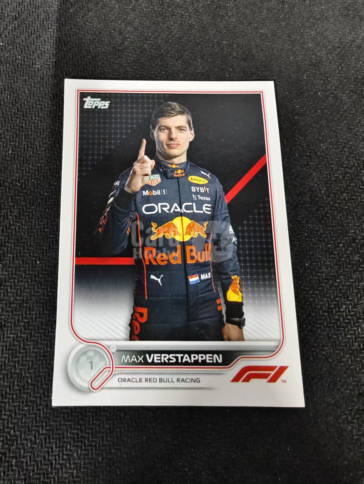 2022 Topps Chrome F1 Max Verstappen 维斯塔潘 红牛 划痕 边角瑕疵 @1