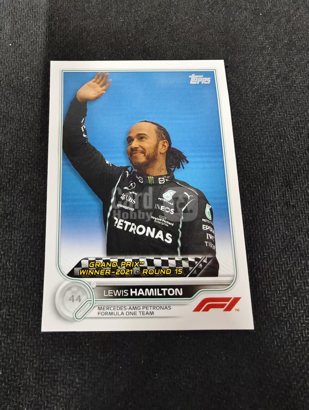 2022 Topps Chrome F1 Lewis Hamilton 刘易斯 汉密尔顿 AMG梅赛德斯奔驰 划痕 边角瑕疵 @165
