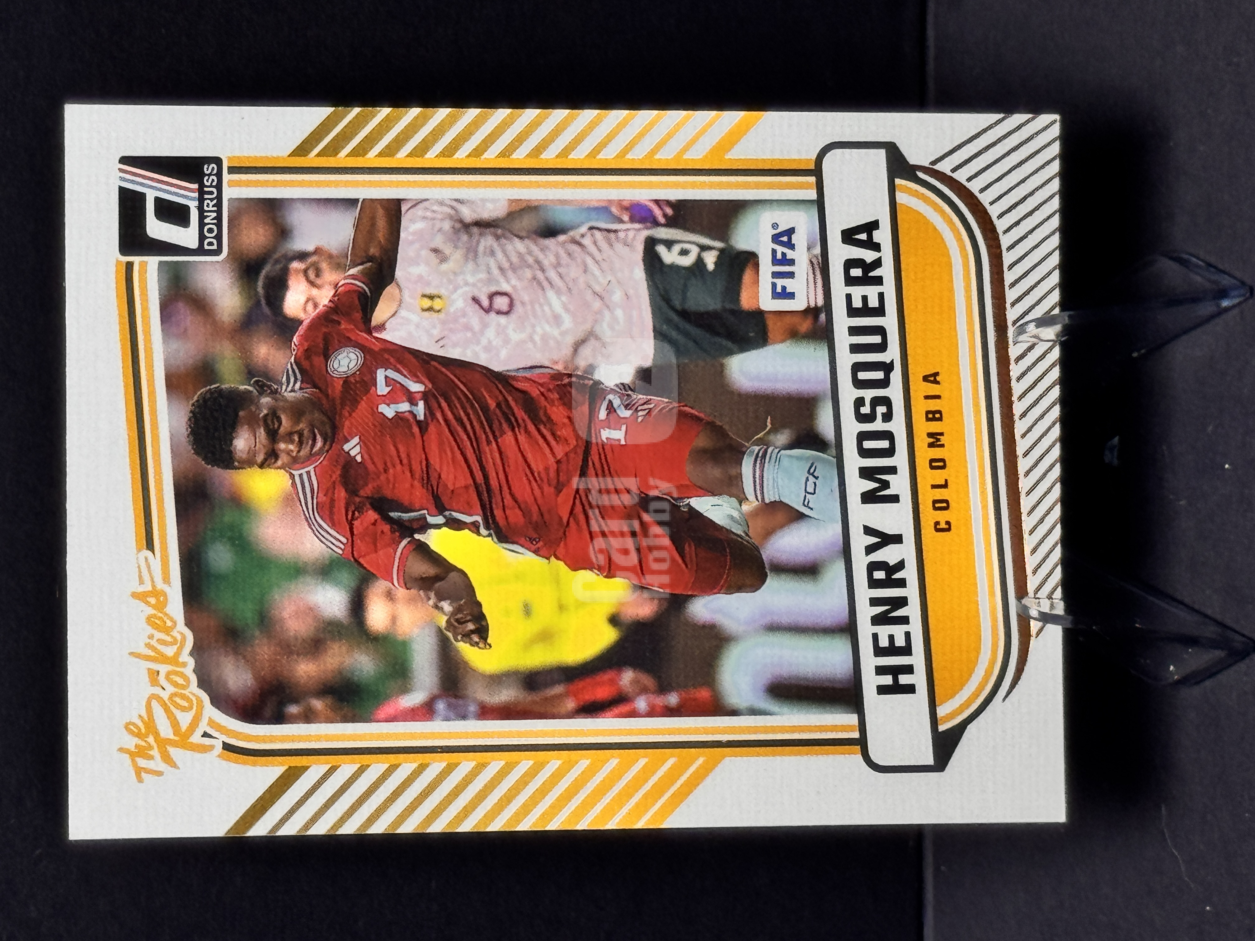 2024-25 Panini FIFA Donruss Henry Mosquera 杜蕾斯 穆斯奎拉 哥伦比亚 The Rookies 特卡 收藏必备 边角瑕疵 卡品如图【代卖】 AD3-5