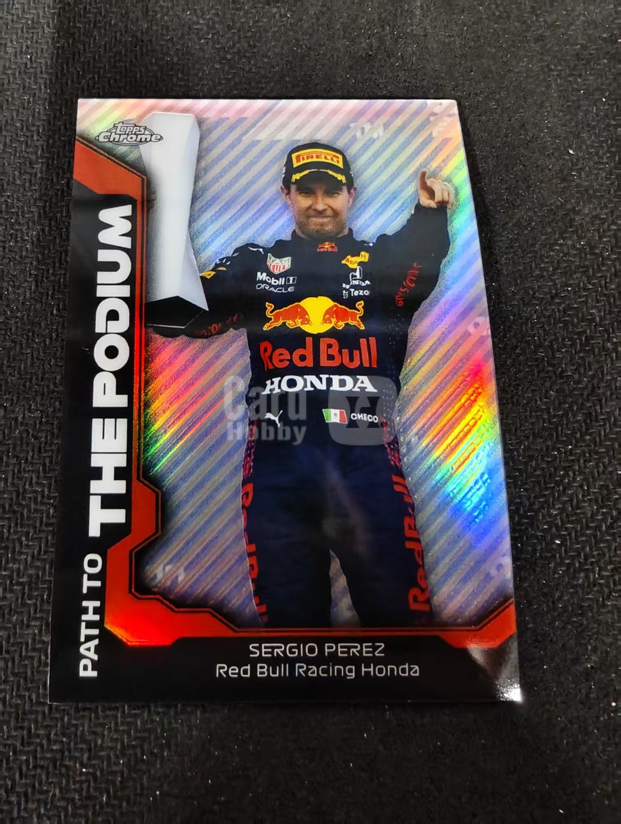 2021 Topps Racing F1 Sergio Perez 塞尔吉奥 佩雷兹 银折 the podium特卡 边角瑕疵 #SP