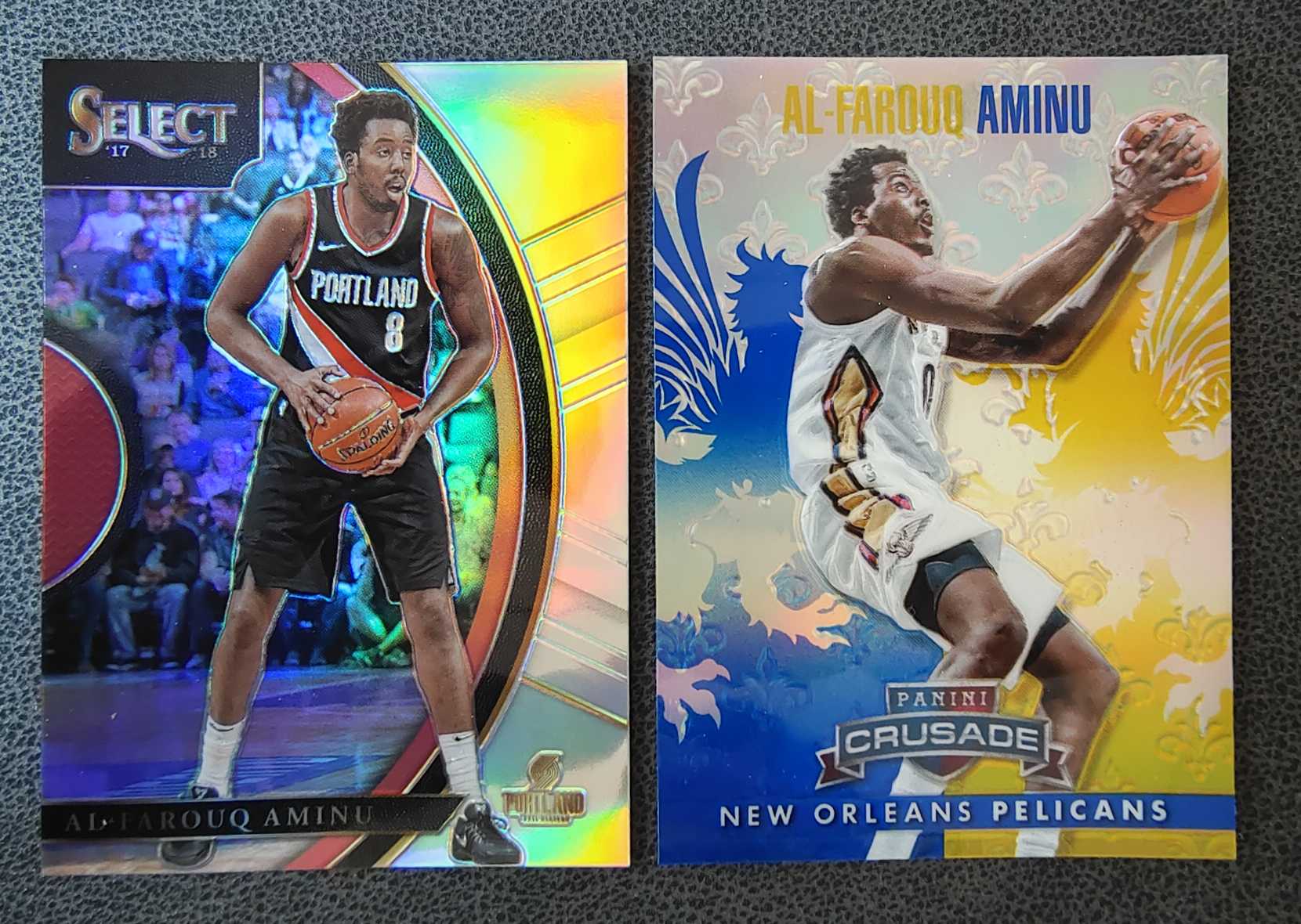 波特兰开拓者 阿尔 法鲁克 阿米奴 Al-Farouq Aminu 十字军 crusade 蓝折 select 银折 打包 专收必备