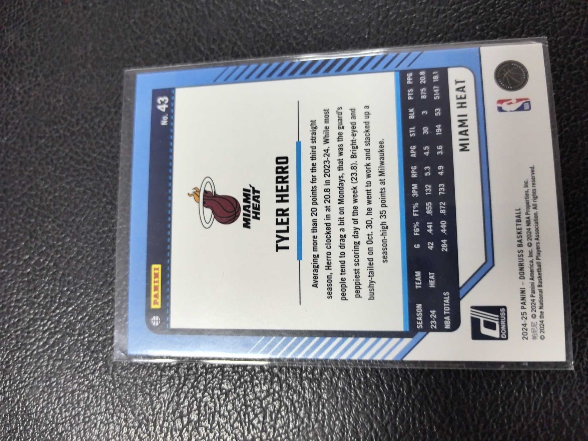 2024-25 泰勒 希罗 149编 银折 银佛光 杜蕾斯 热火 10-7