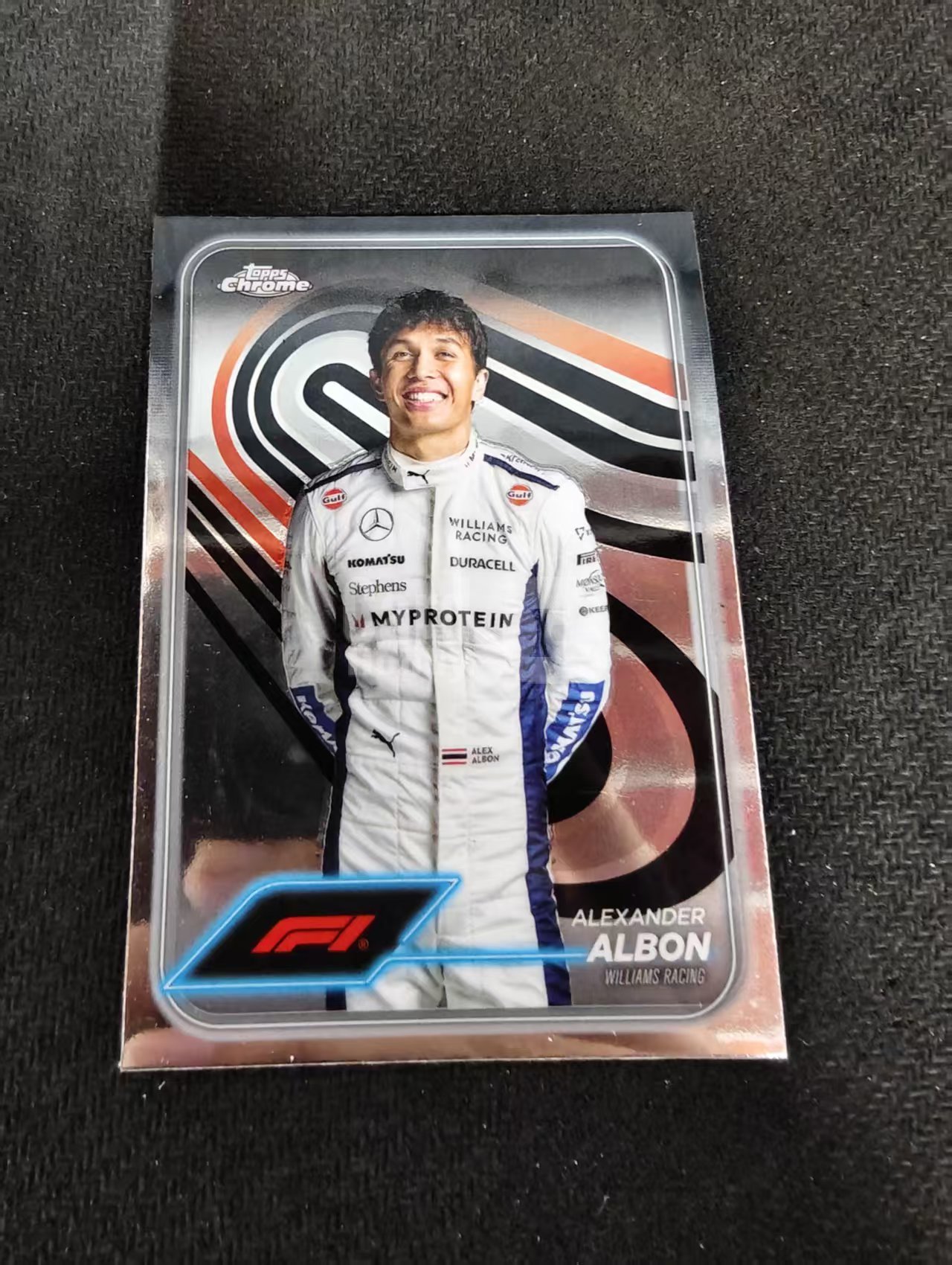 2024 Topps Chrome F1 Alexander Albon 方程式赛车 亚历山大 阿尔本 威廉姆斯车队 划痕 边角瑕疵 #19