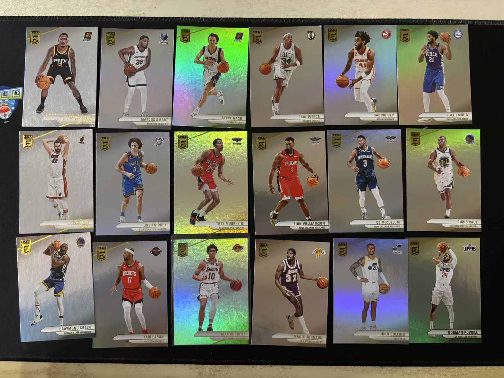 【星辰】PANINI 23-24 ELITE精英系列 纳什 皮尔斯 恩比德 萨迪克 贝 吉迪 墨菲三世 锡安 CJ 保罗 格林 克里斯蒂 鲍威尔 等 LOT