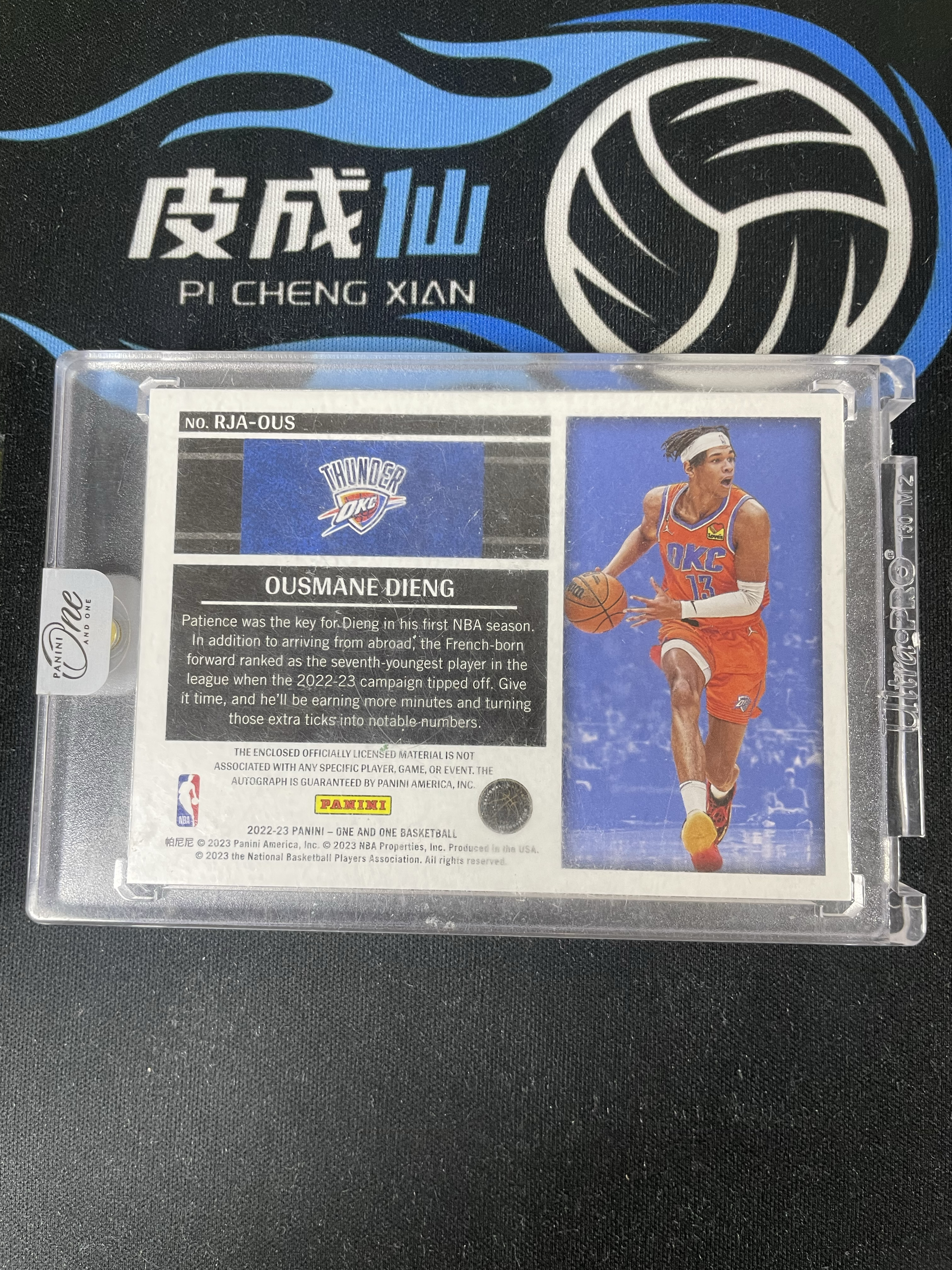 【皮成仙拍卖 统一手续费6%】PANINI 22-23 ONE AND ONE 雷霆 乌斯曼迪昂 新秀 RC RPA Patch 暴力切割 签字 卡签 49编【只发顺丰】kirbybest10.201