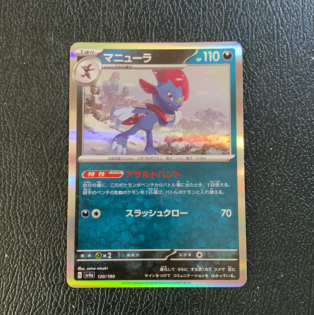 2023 Pokemon TCG 宝可梦 对战 ja 日版 闪卡 120/190 【729】