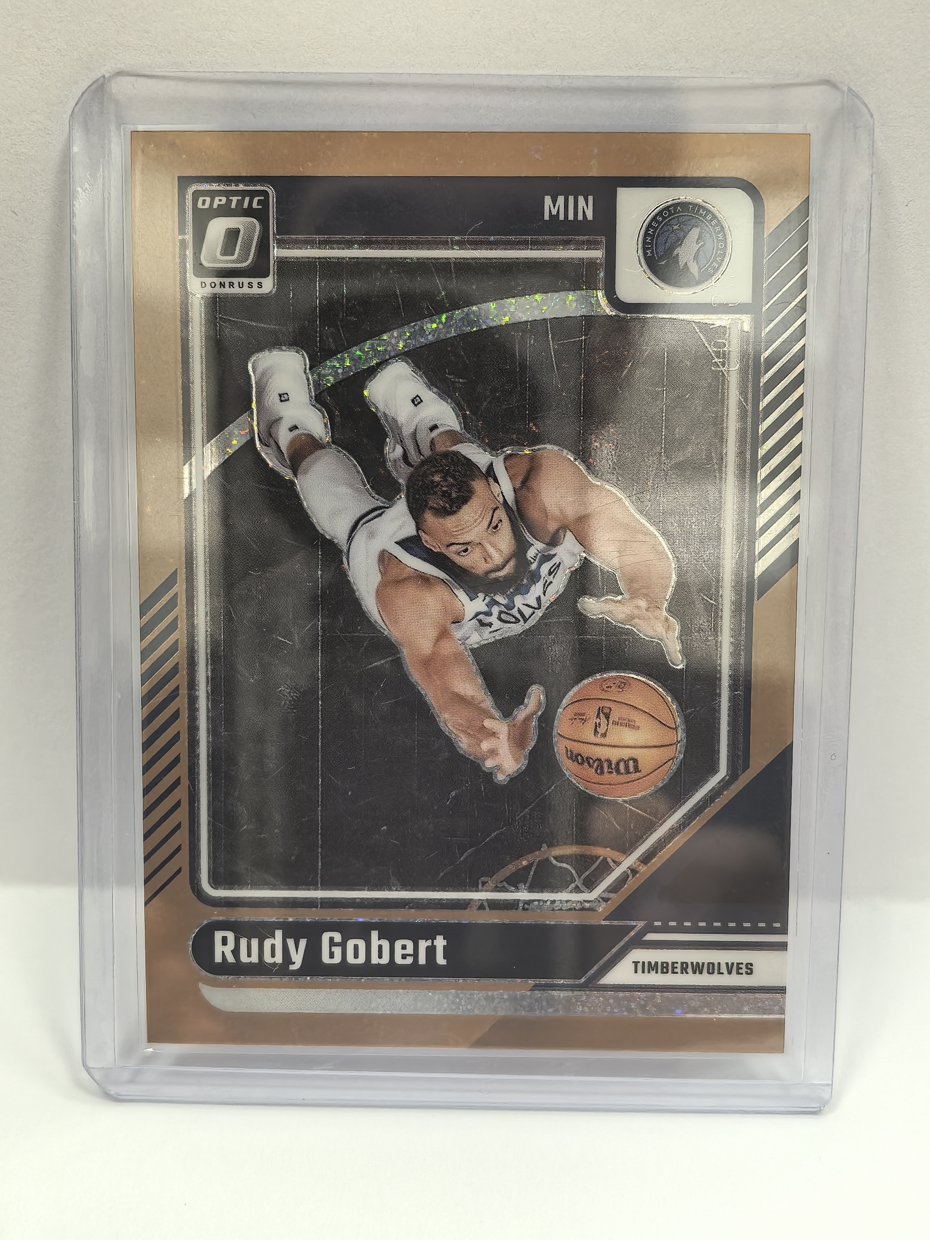2024-25 Donruss Optic Rudy Gobert 杜蕾斯OP 森林狼 鲁迪 戈贝尔 53/99编 折射 卡品如图