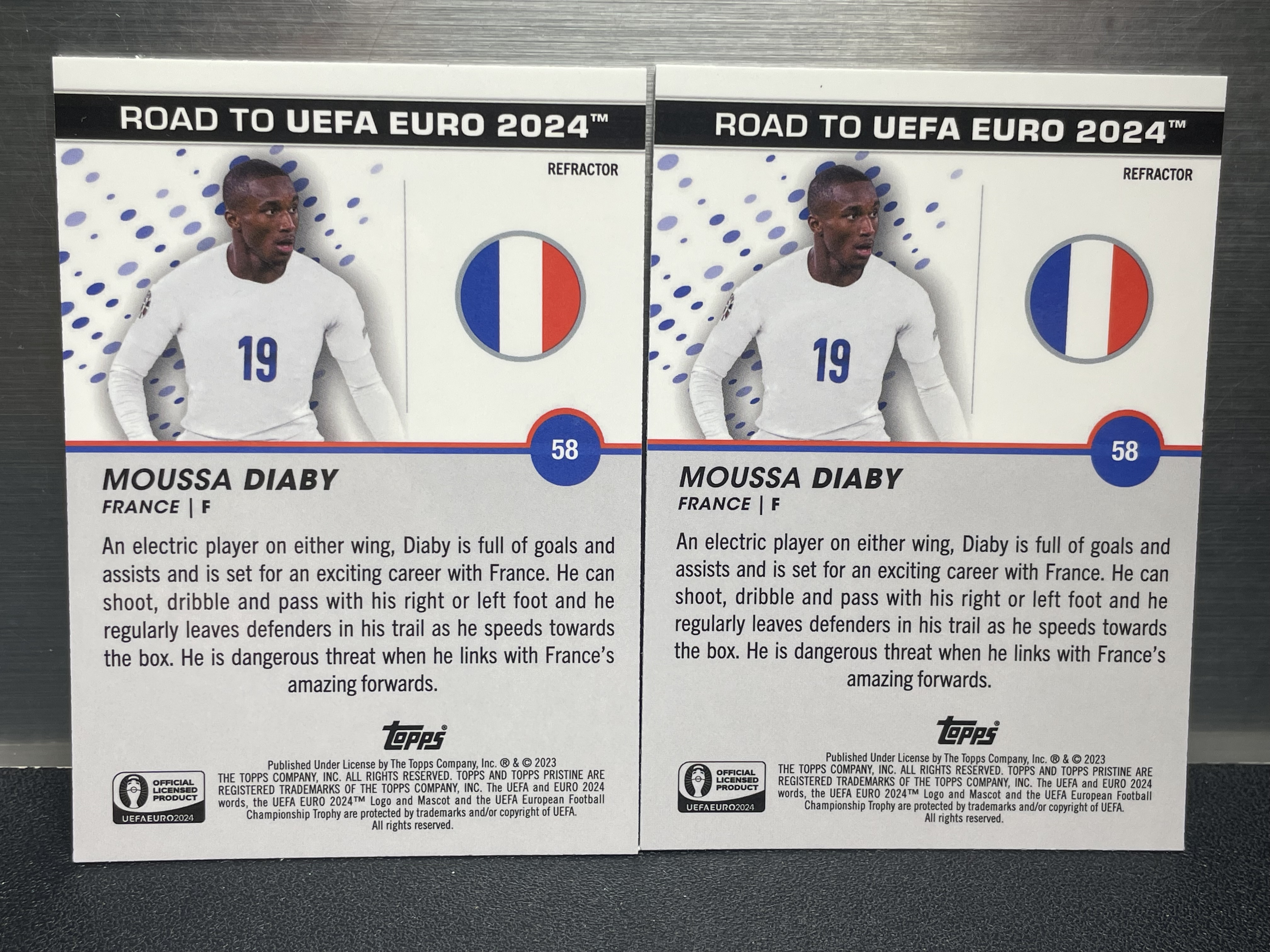 (C8) 2024 TOPPS 折射 穆萨 迪亚比 近期大热球星 收藏必备 卡品如图 ! ! !