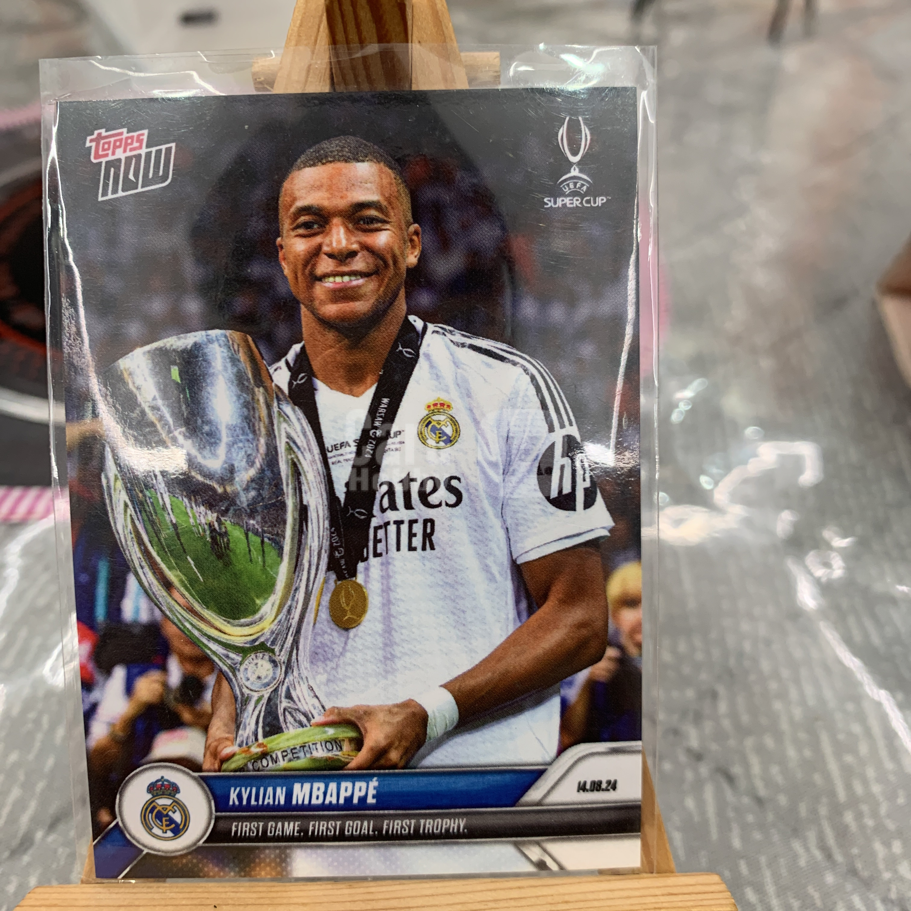 【A4-可无限累积】2024-25 Topps Now 欧洲超级杯 Kylian Mbappe 姆巴佩 皇家马德里