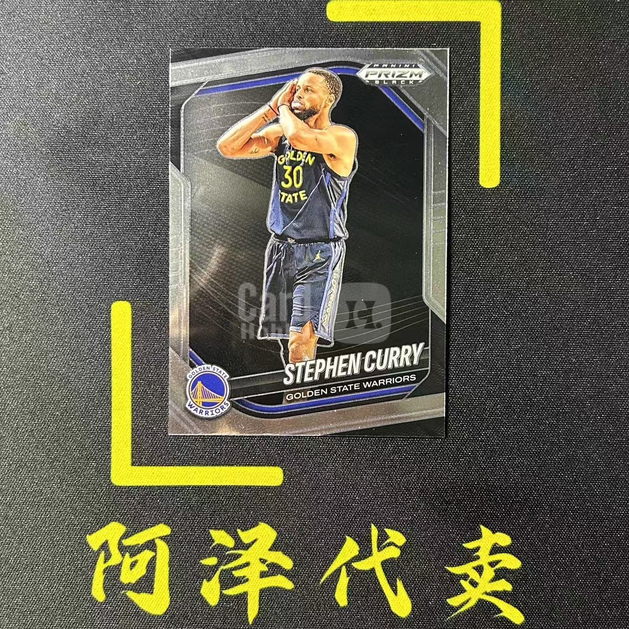 【阿泽代卖】2024-25 Panini Prizm Black Stephen Curry 斯蒂芬 库里 勇士 小学生 晚安 经典选图 base 选图巨帅 细节如图-土曾
