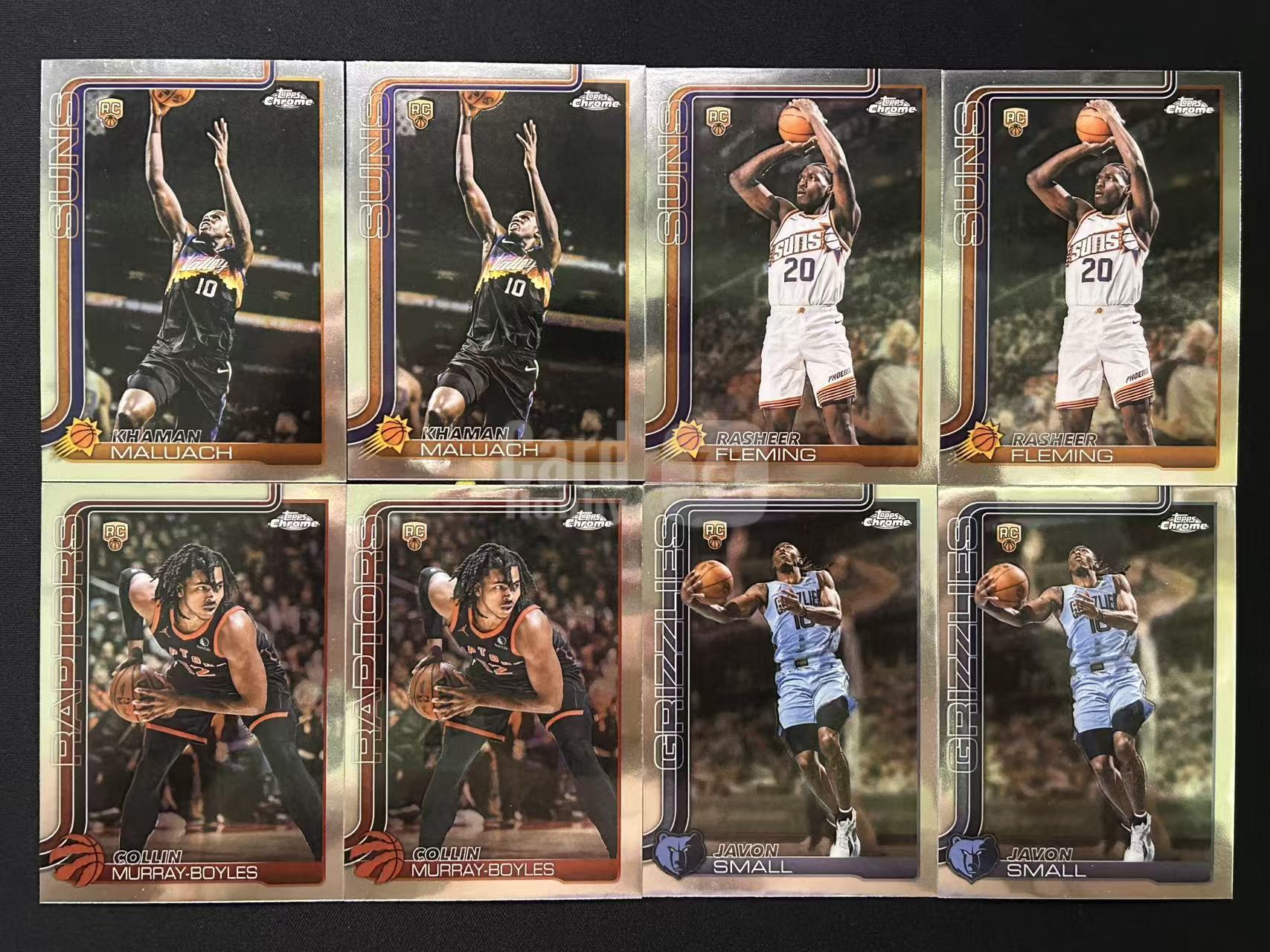 【阿泽代卖】2025-26 Topps Chrome Update Tcu 新秀 RC 马努阿奇 费尔明 博伊尔斯 萨马尔 正base 8张lot 选图巨帅 细节如图