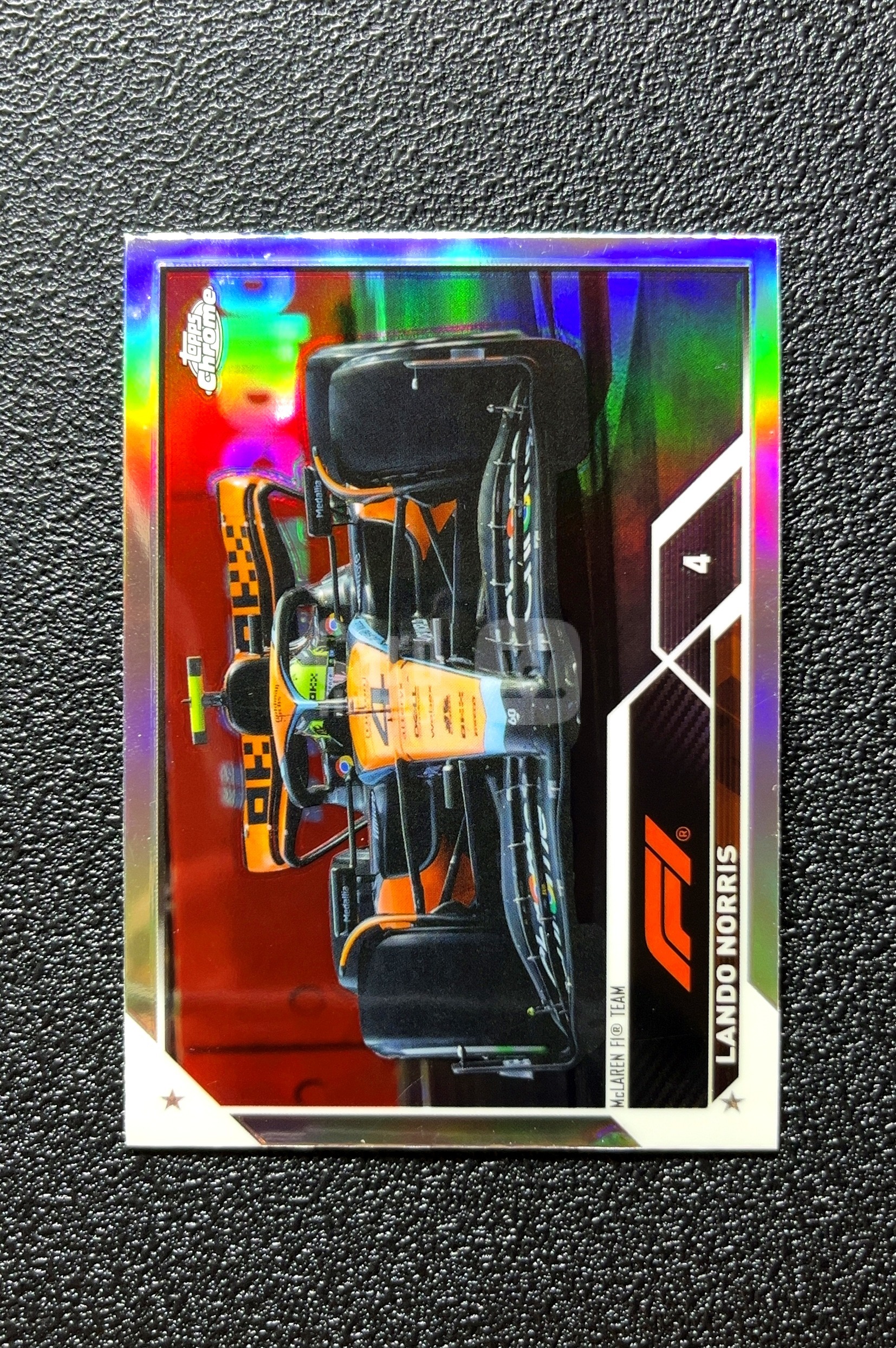 【小白1%代卖】2023 Topps Chrome Lando Norris 兰多·诺里斯 银折 折射 卡品如图 高价值 #112 McLaren F1 Team 迈凯伦 车队 0806