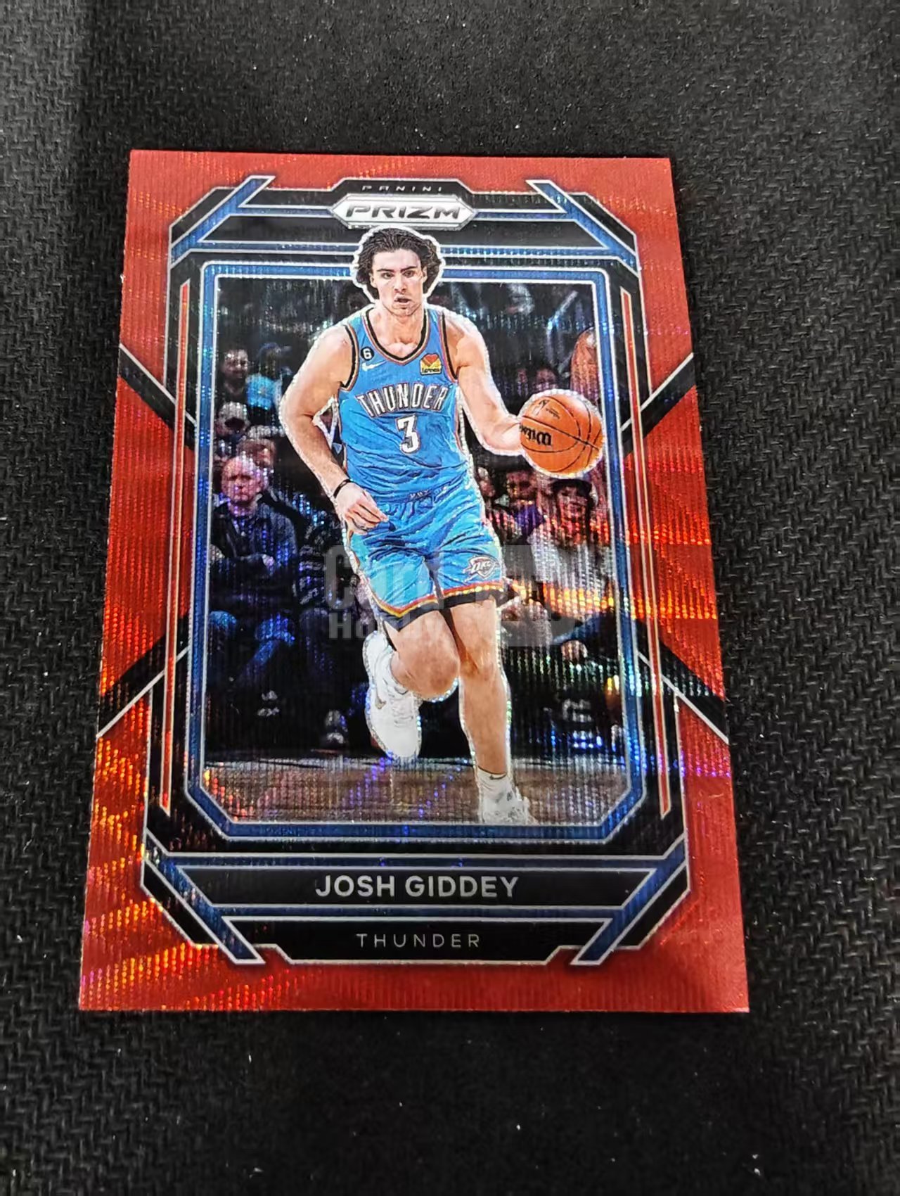2022-23 Panini Prizm Josh Giddey 雷霆 约什 吉迪 红波纹 PZ 划痕 边角瑕疵 #61