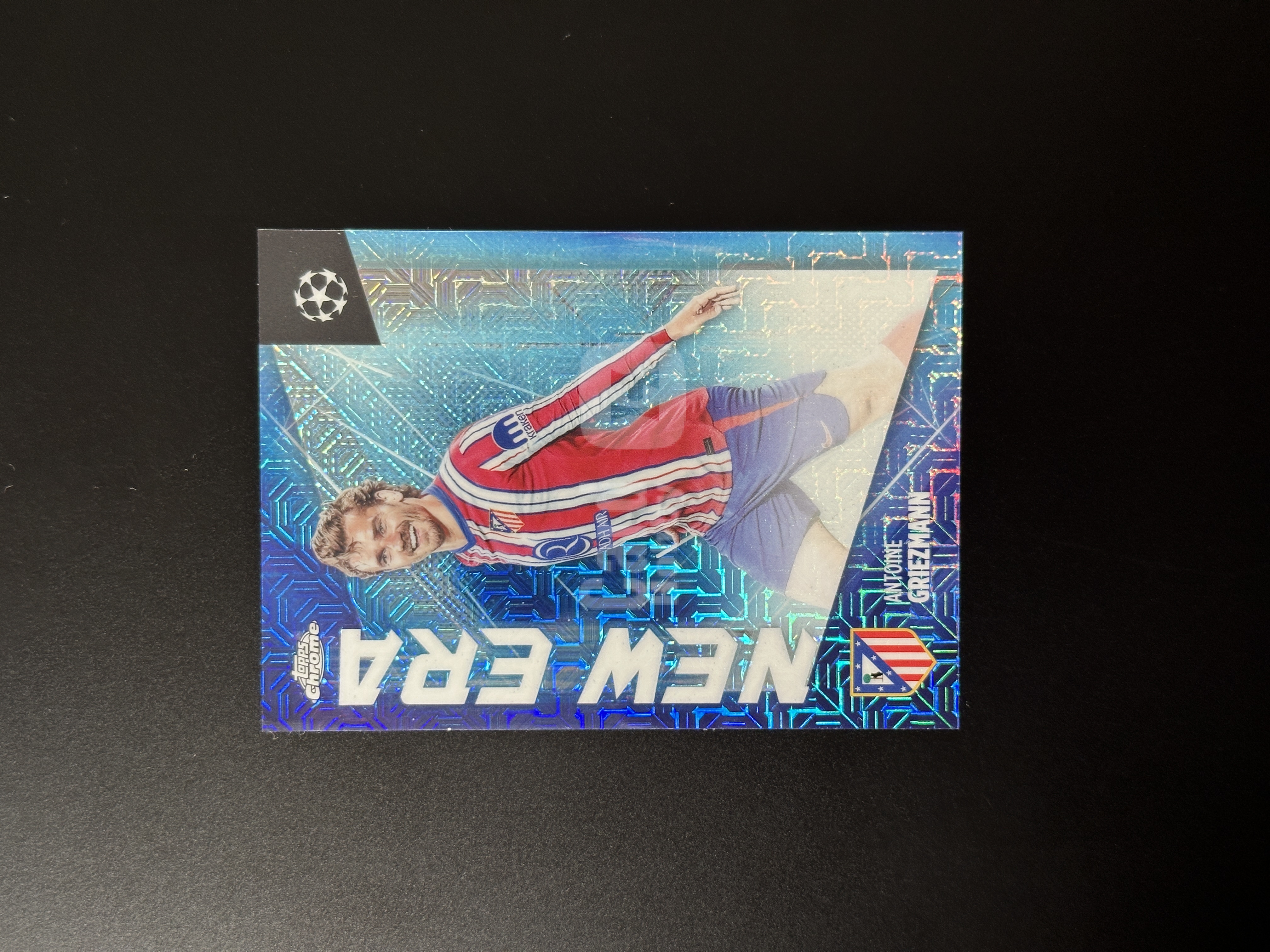 2025 Topps Topps Antoine Griezmann TC欧冠 马竞 格列兹曼 格里兹曼 编号NE-5 法国巨星 New Era 新时代 特卡 迷宫折 Mojo折 收藏必备 卡品如图