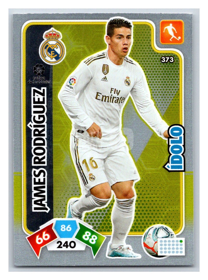 2019-20 Panini Adrenalyn XL James Rodriguez 哈梅斯・罗德里格斯 James Rodríguez 皇马 Idolo 偶像特卡 No.373 卡品如图