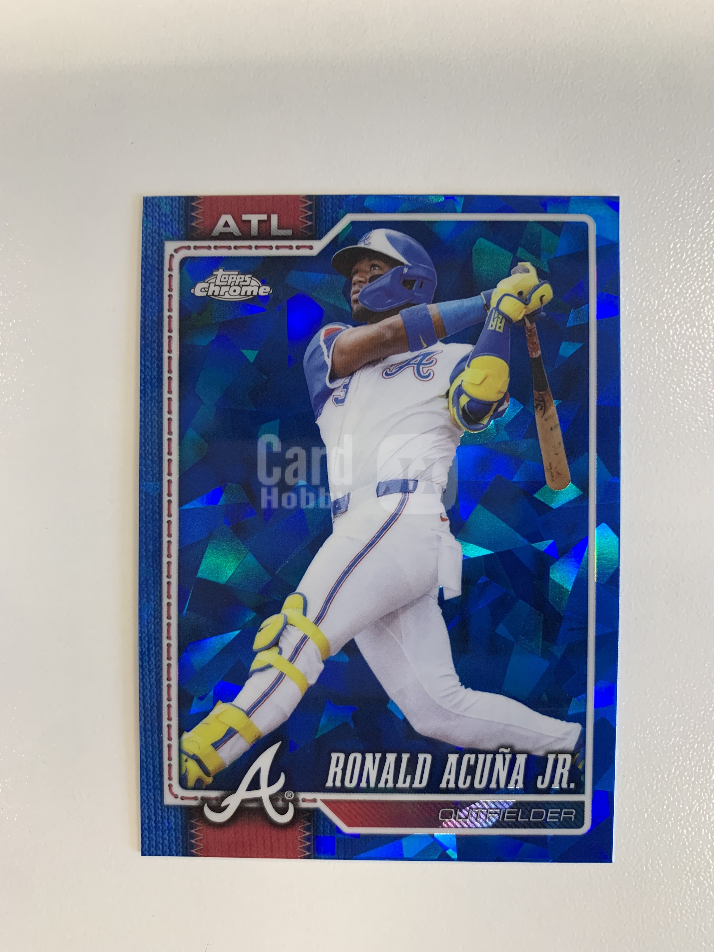 2026 Topps Chrome Sapphire 蓝宝石 蓝碎冰折 Ronald Acuna Jr. 小阿库纳 前MVP 亚特兰大勇士 HYW