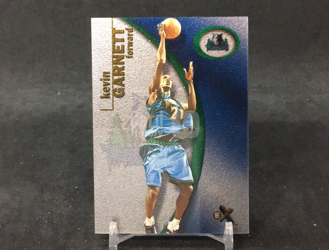 【DC拍卖】4.28(微瑕)2000-01 Fleer E-X #50 凯文・加内特 Kevin Garnett 明尼苏达森林狼队 狼王 经典特卡