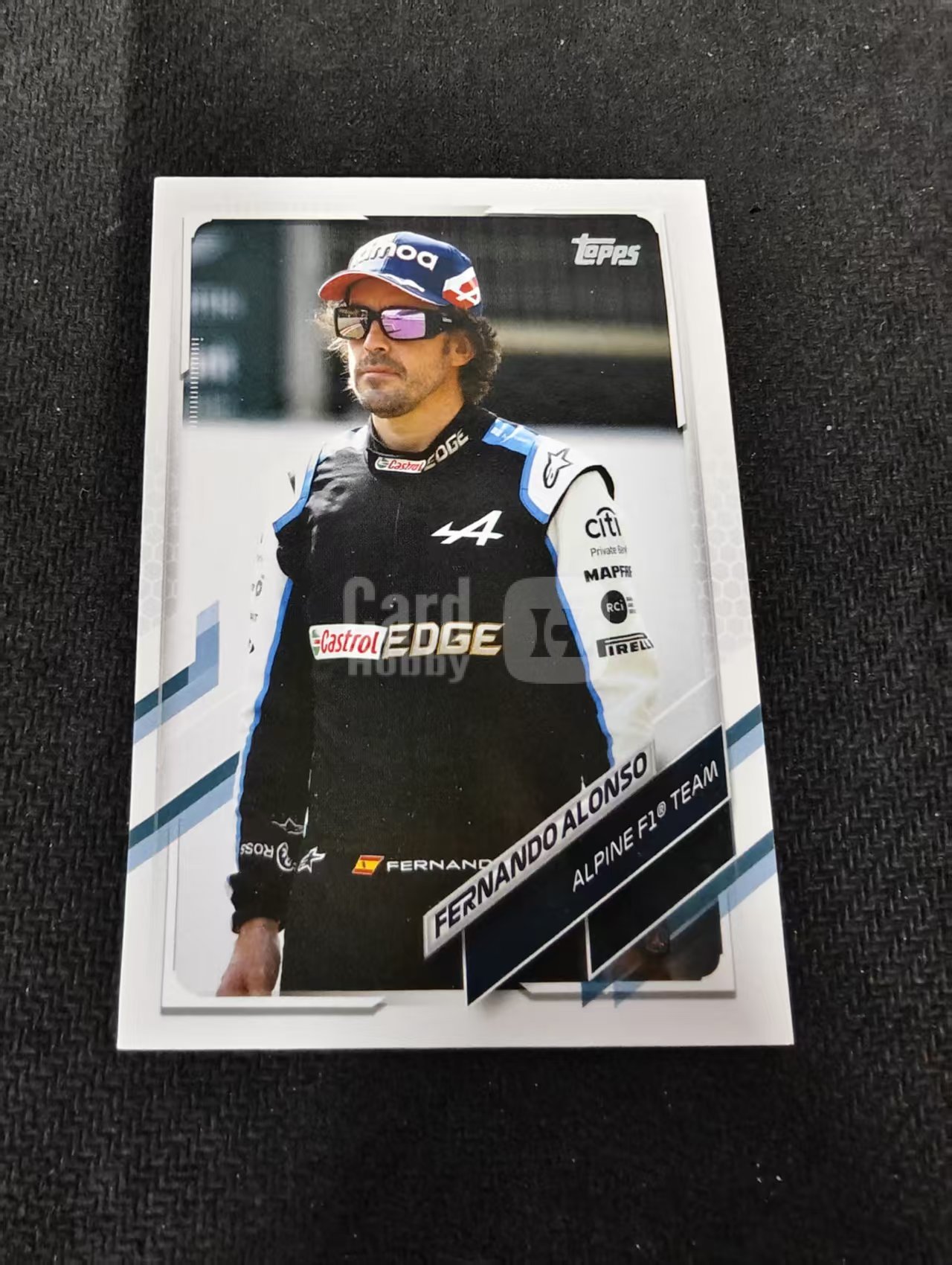 2021 Topps Chrome F1 Fernando Alonso 费尔南多 阿隆索 划痕 边角瑕疵 @38