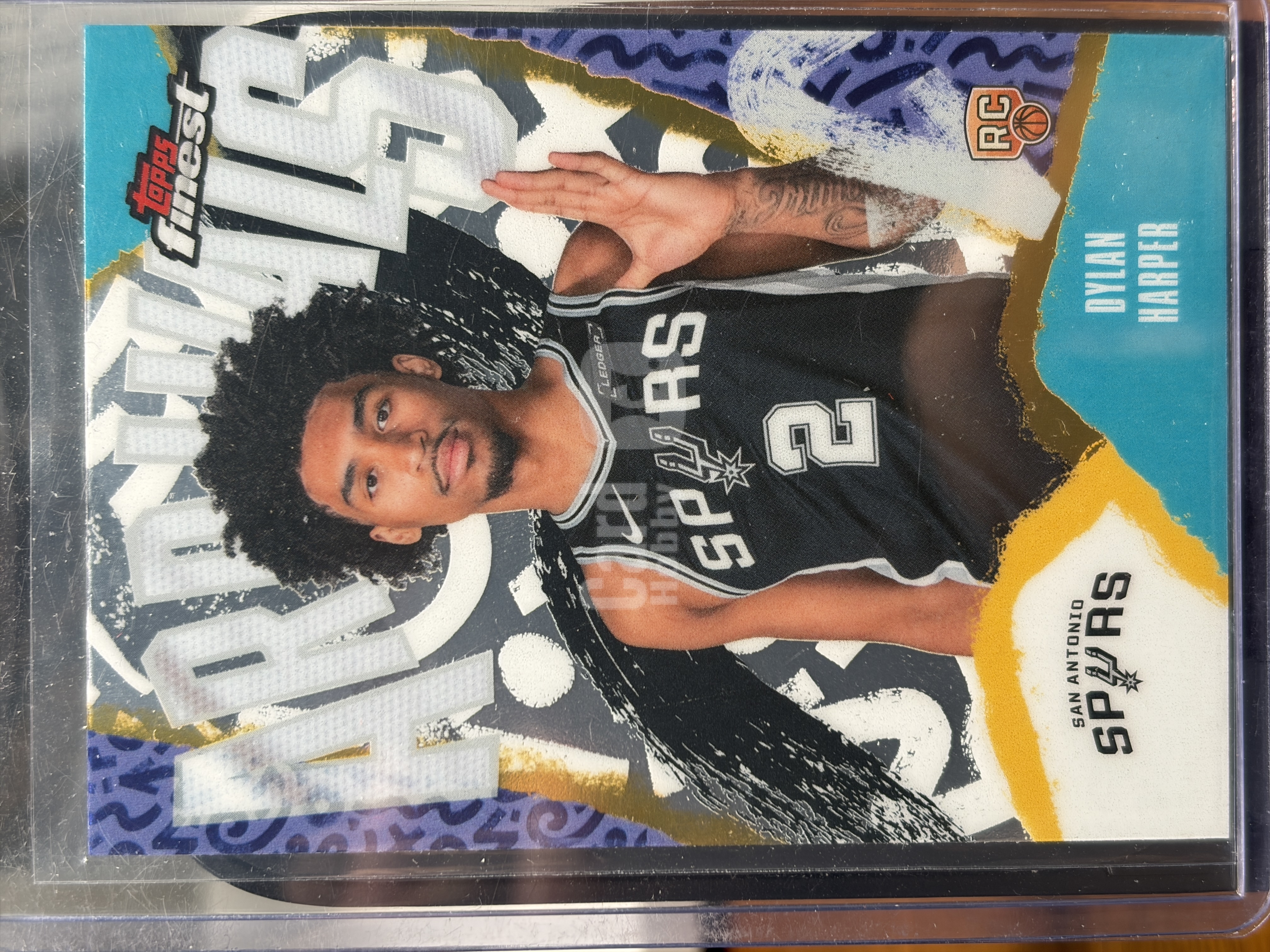 2025-26 Topps Finest Dylan Harper RC #A-2 rookie 新秀年 马刺 哈珀 折射 榜眼秀