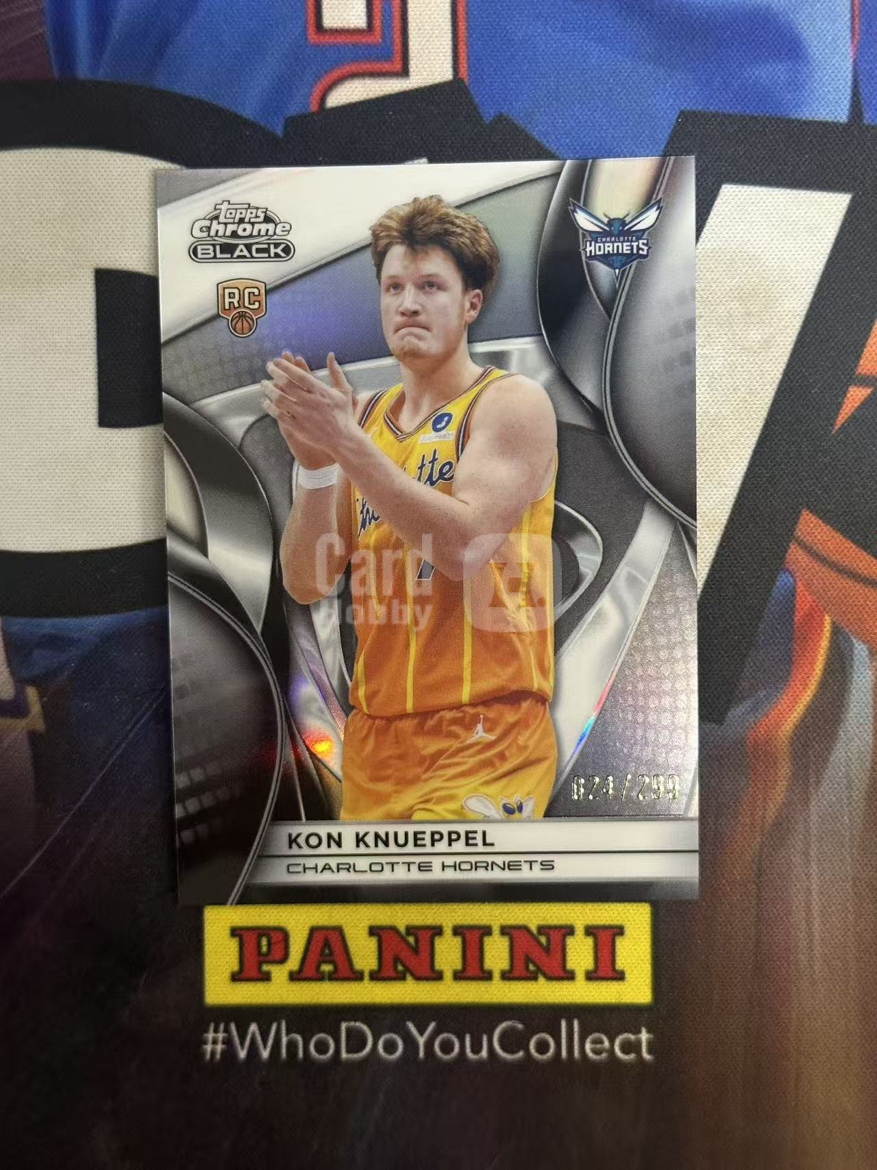 2026 Topps Chrome Black Kon Knueppel RC 【小猪包代卖】黄蜂 克努佩尔 299编 第二张 银折 黑盒 base 新秀 文西
