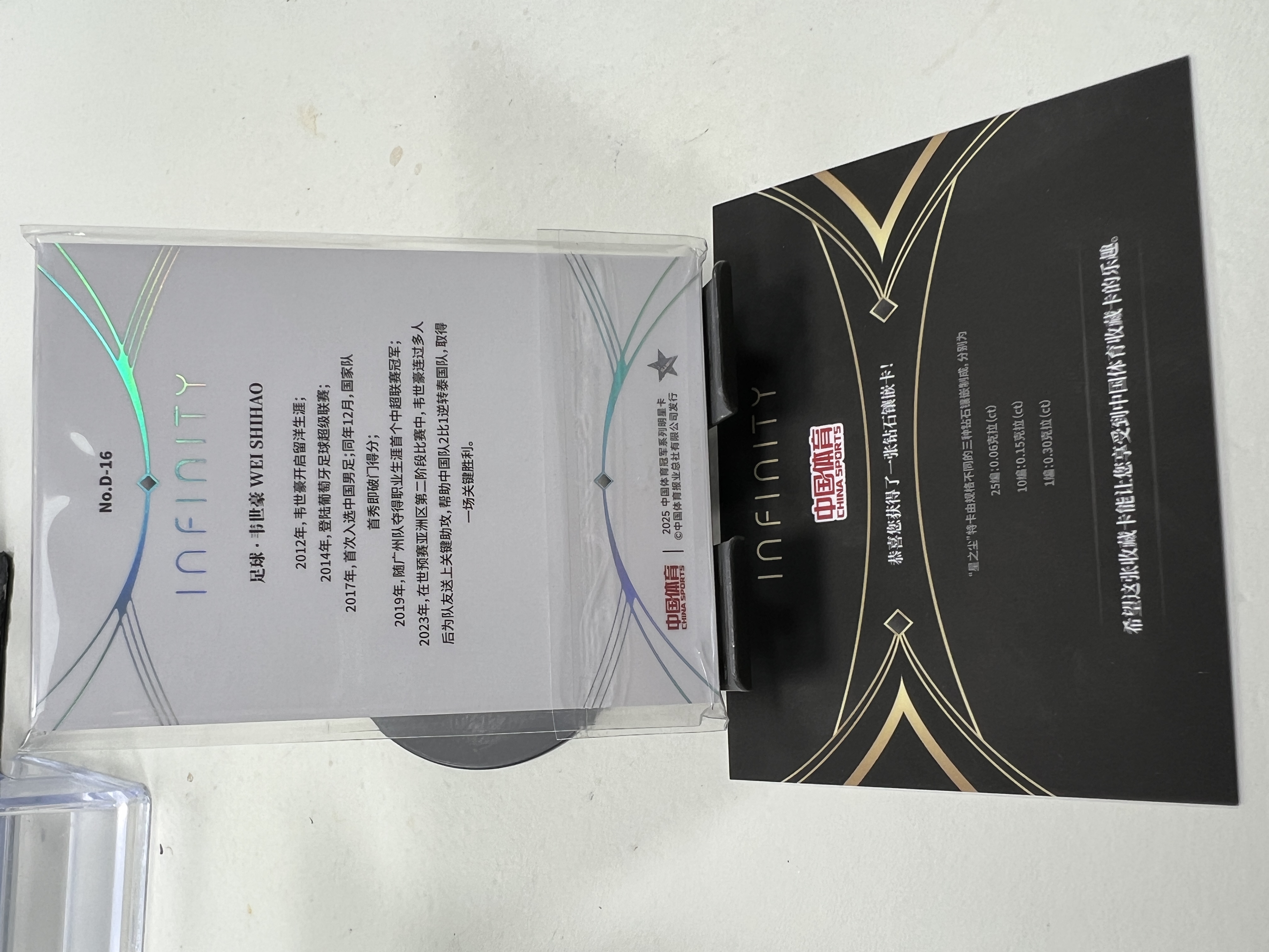 蒂奇宝 2025 奇卡 QICA 中国体育 无限 星之尘 镶钻 25编 韦世豪