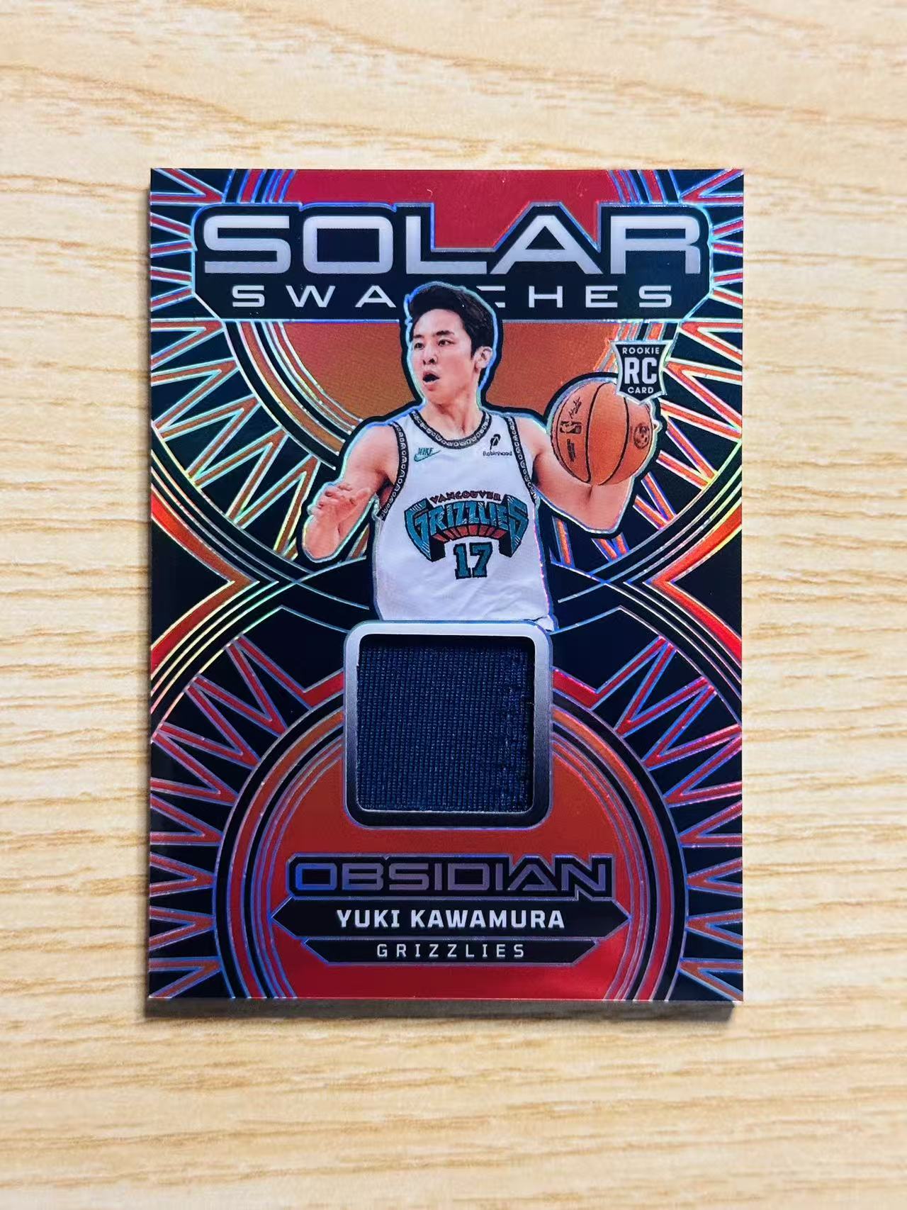 2024-25 Panini Obsidian 河村永辉 嘿嘿代卖 黑曜石 河村永辉 新秀 RC 球衣 物料 灰熊 实卡精美 收藏必备