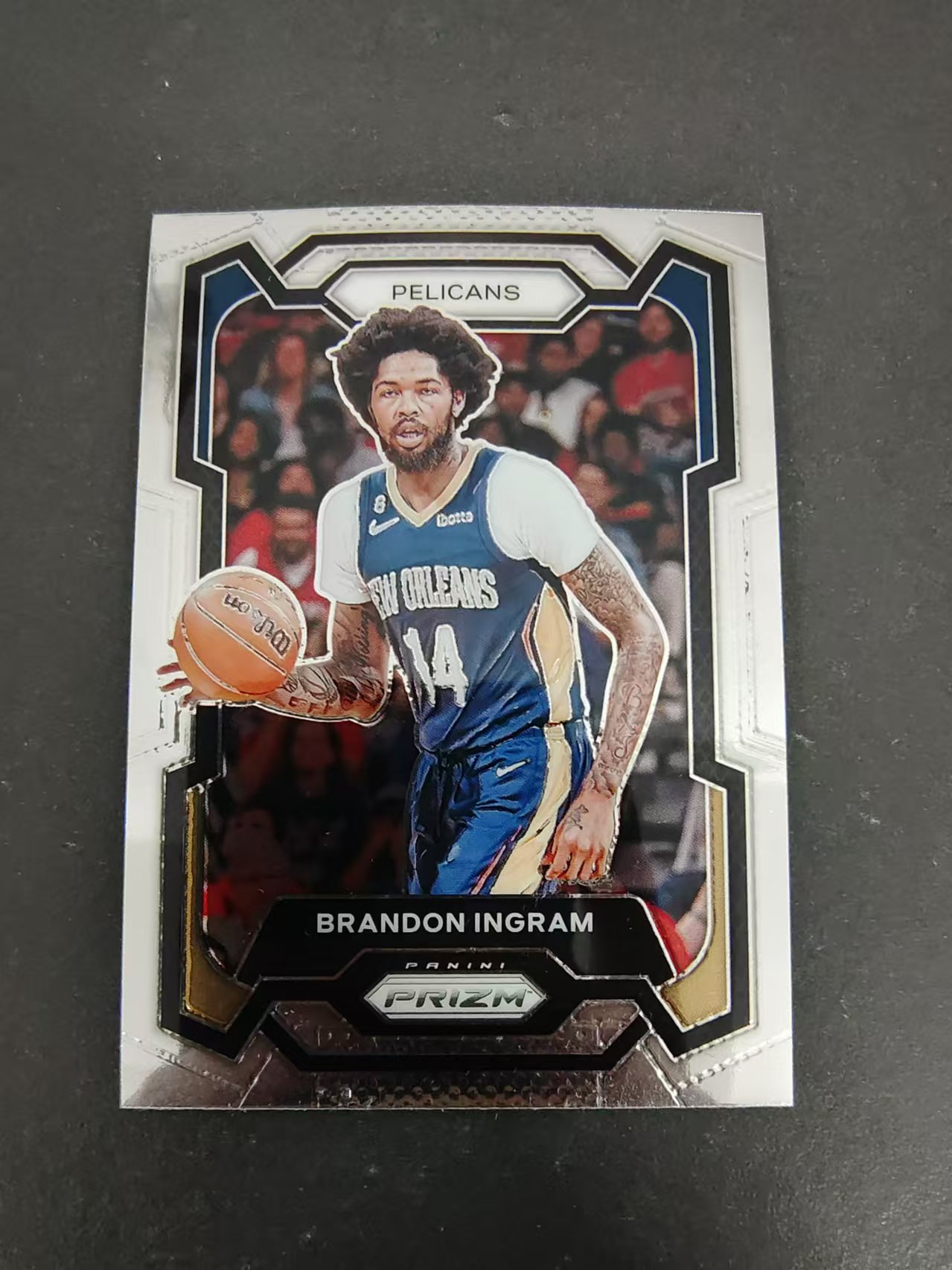 【可合并,不累计】2023-24 Panini Prizm Brandon Ingram 布兰顿 英格拉姆 鹈鹕 PZ 划痕 边角微瑕 #89