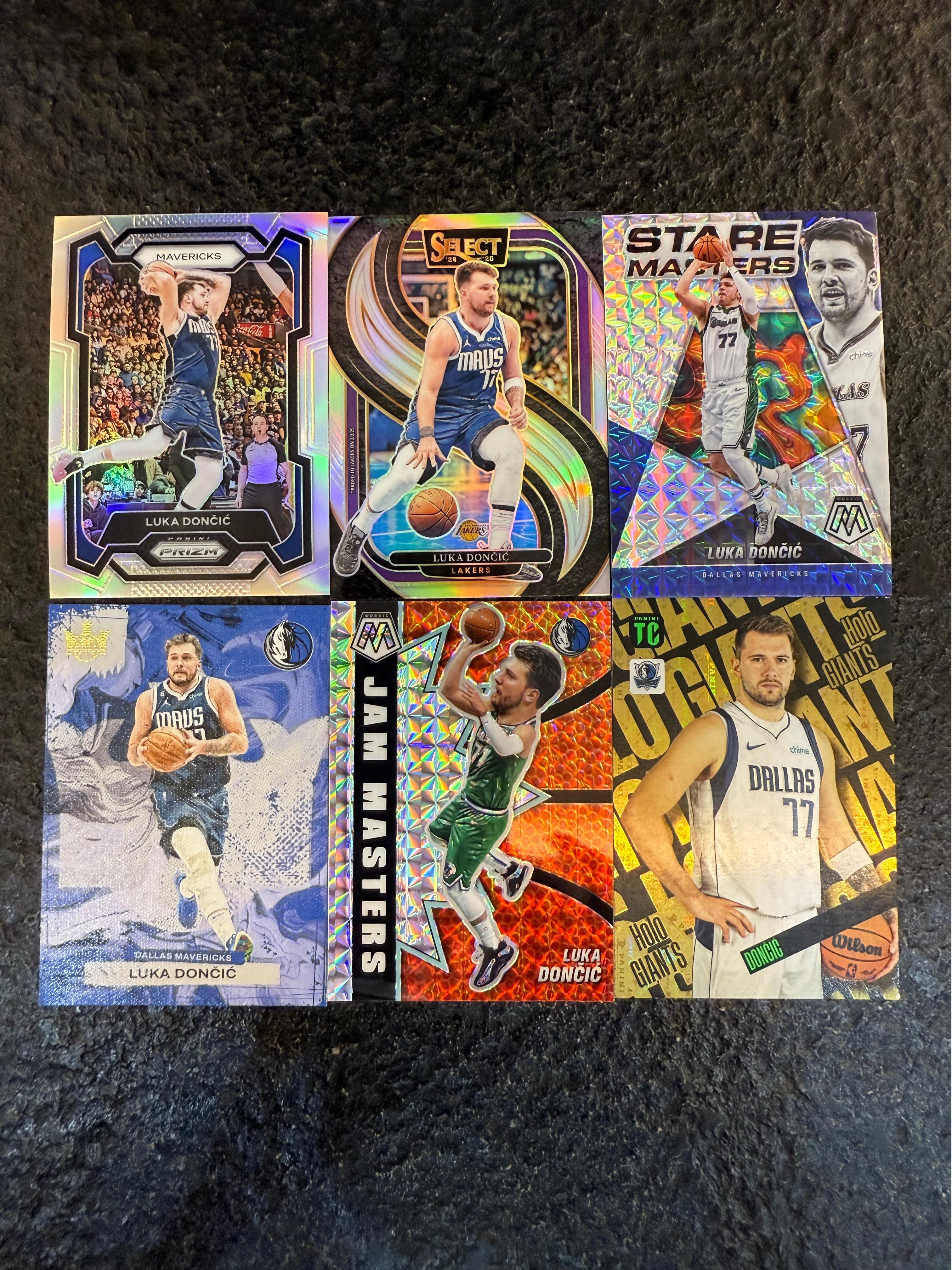 各年次 Panini 各系列 077 卢卡东契奇 独行侠时期 6张打包 含不同折射 Base 特卡 专收凑套必备 卡品如图 拍前细看备注