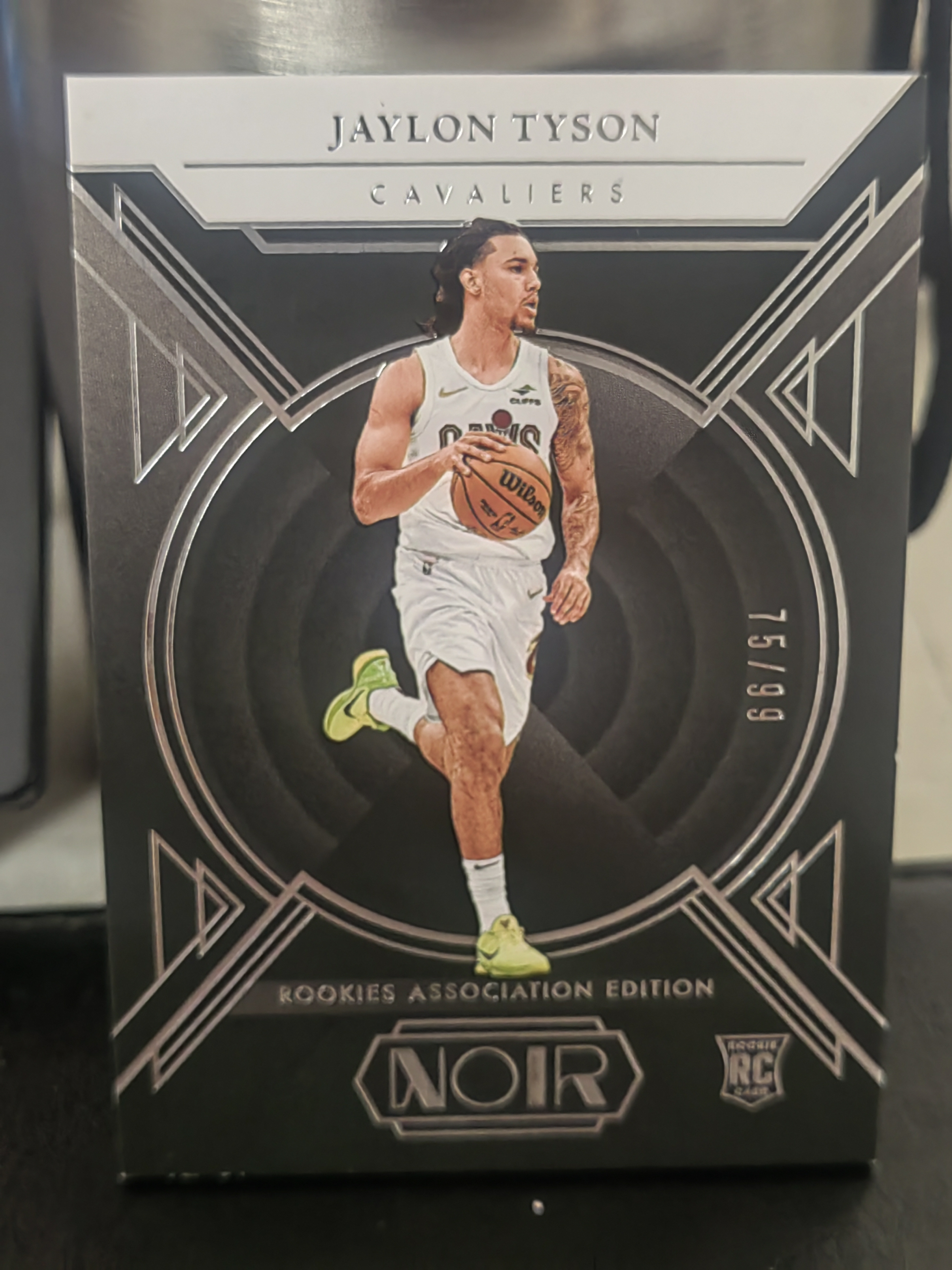 2024-25 Panini Noir Jaylon Tyson RC NOIR 诺尔 新秀 杰隆 泰森 99编 base 小鱼 白边白角 不保卡品 卡品如图