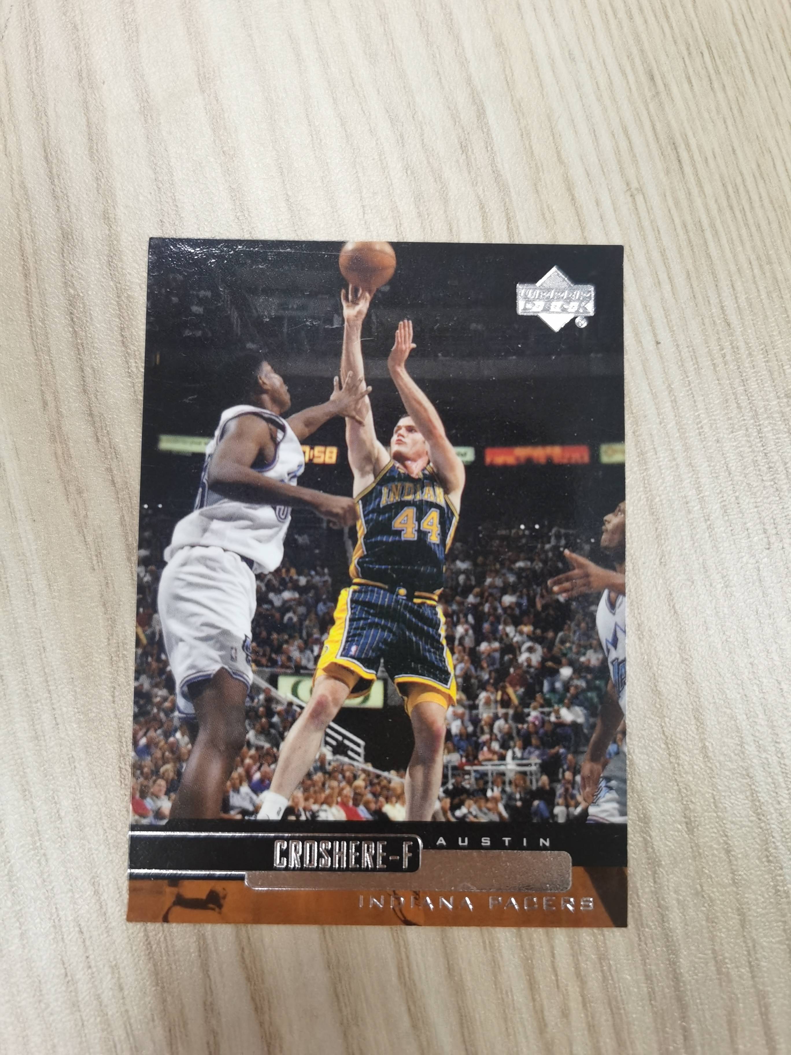 1999-00 Upper Deck Base Austin Croshere 1999-00 奥斯汀·克罗希尔 UD 银标 内外线多面手 步行者 硬通货 极具收藏价值
