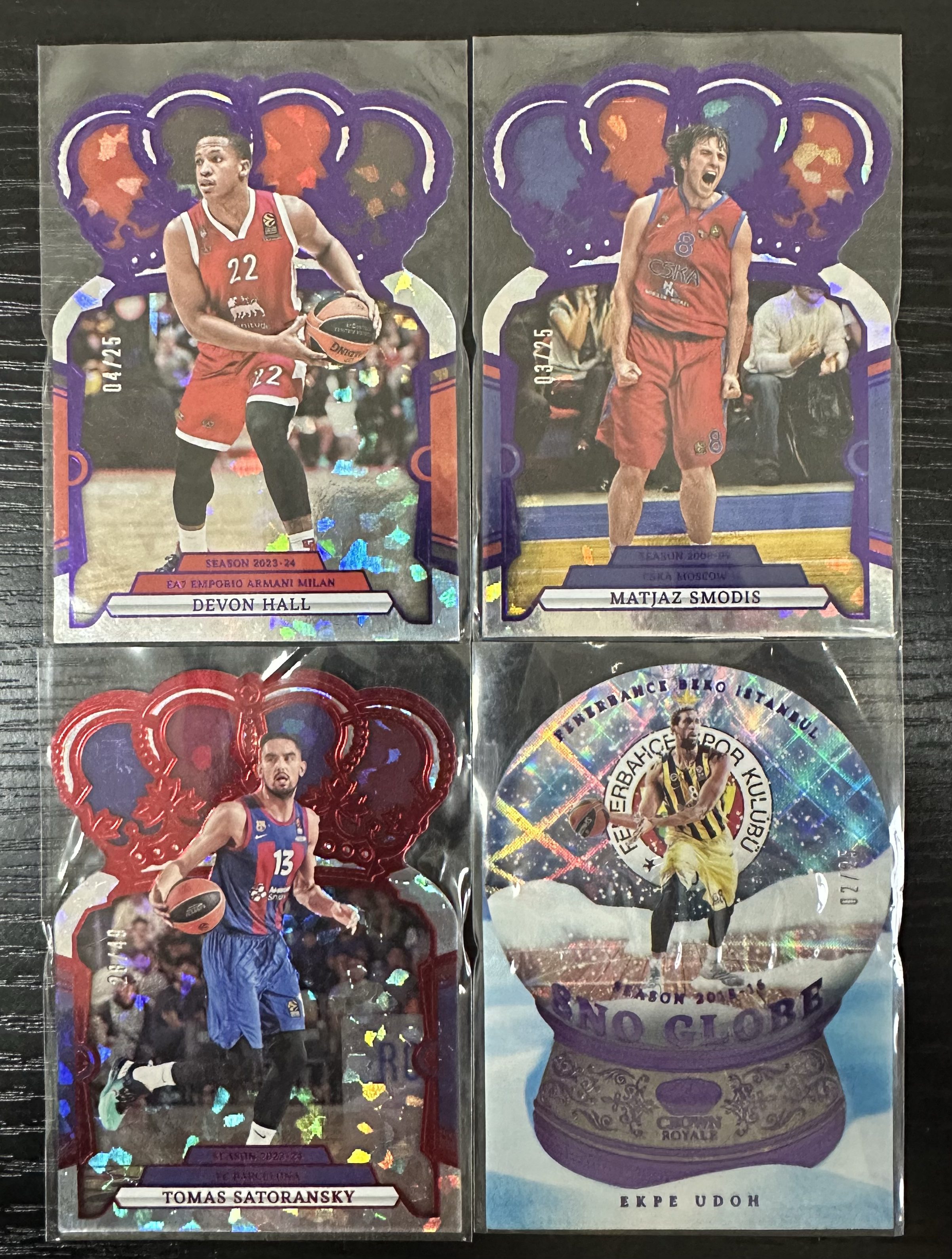 Panini 尤度 4张 lot 编 战神无双拍卡 (ToT)