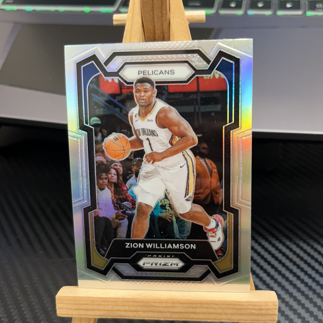 2023-24 Panini Prizm Zion Williamson 锡安 威廉姆斯 鹈鹕 银折 折射 prizm系列 pz 卡品如图 凑图必备 值得收藏!免费代卖!
