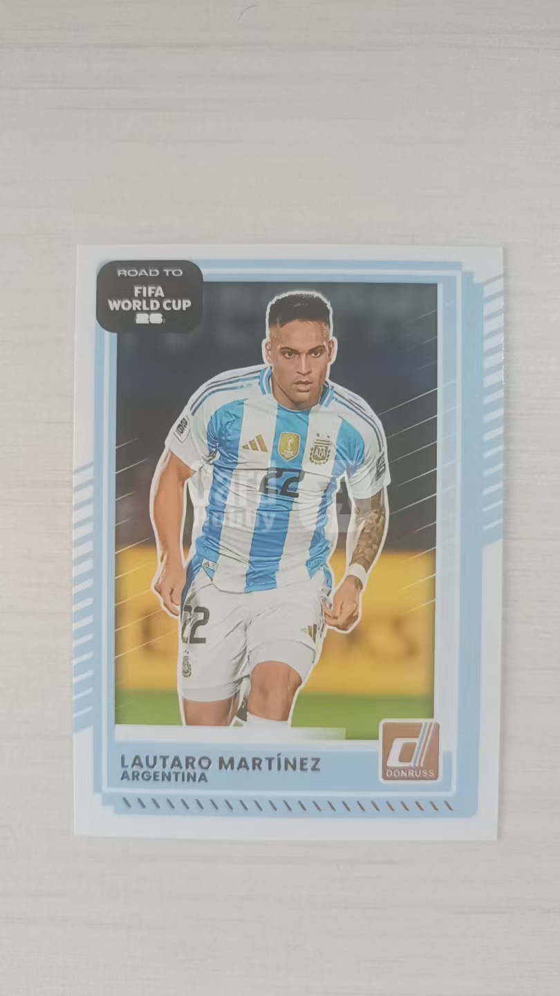 2025-26 Panini Donruss Road to World Cup Lautaro Martinez 世界杯之路 劳塔罗 马丁内斯 阿根廷 D版 不保卡品{RKO+拍卖+回收+抵押}A6