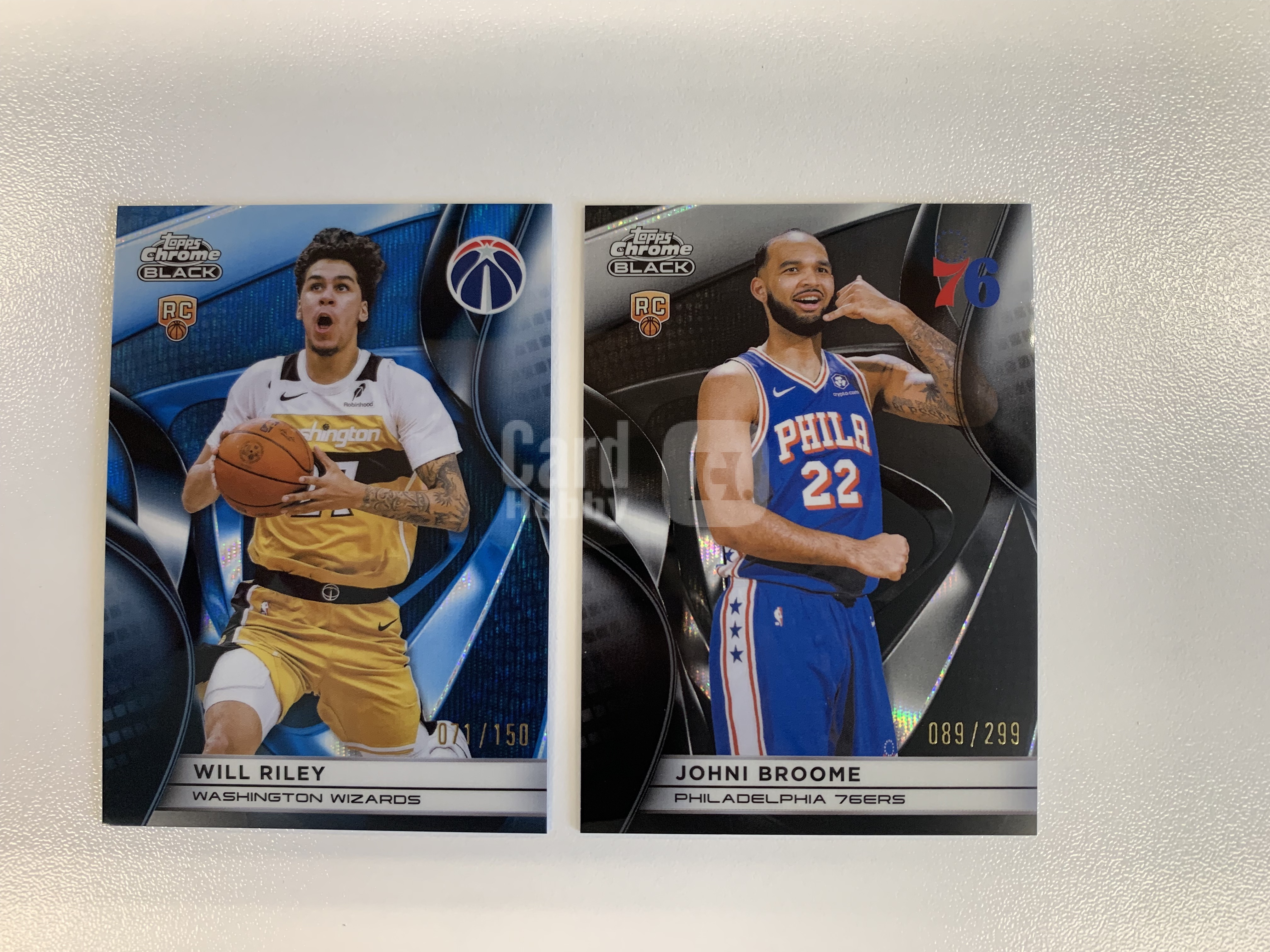2025‑26 Topps Chrome Black Will Riley Johni Broome 威尔莱利 布鲁姆 新秀RC 折射打包 299编 150编 SBX