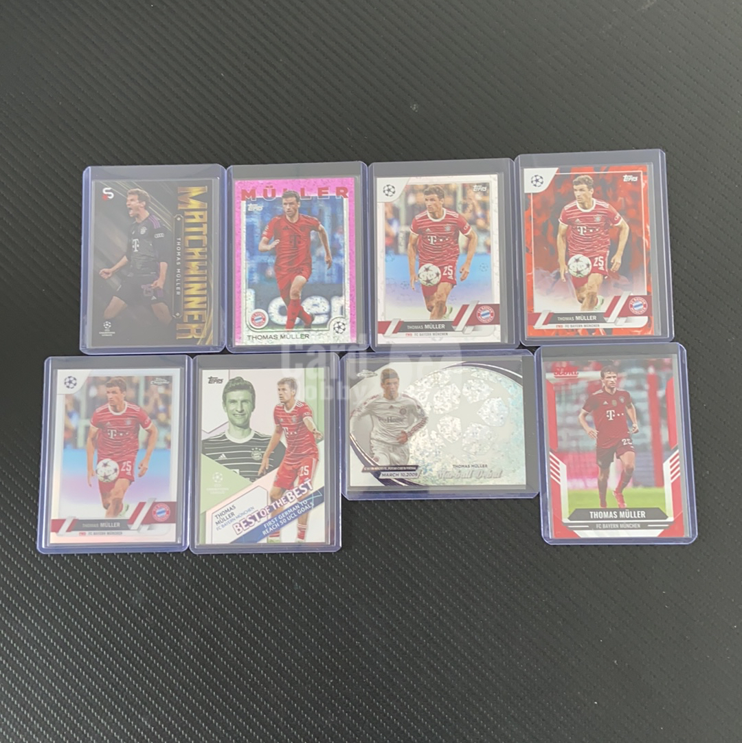 【小牛代拍】2023-24 Topps Superstars 欧冠 超巨盒 Matchwinner 特卡 银折 折射 打包 穆勒 卡品如图(车仔面)