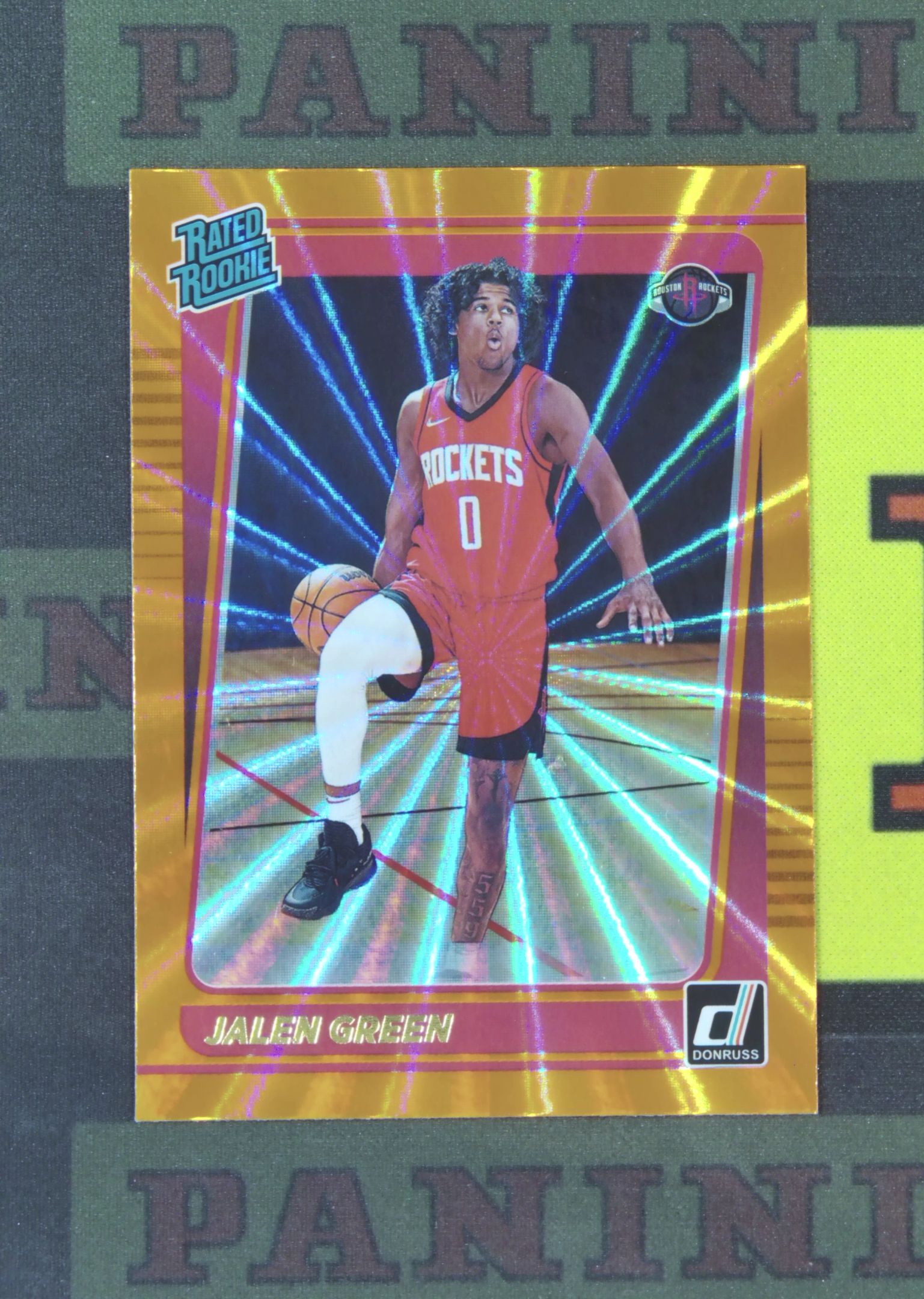 2021-22 Panini Donruss Jalen Green RC Nirvana Project 杰伦 格林 火箭 新秀 橙佛光 折射 杜蕾斯 卡品如图 收藏必备 zz001