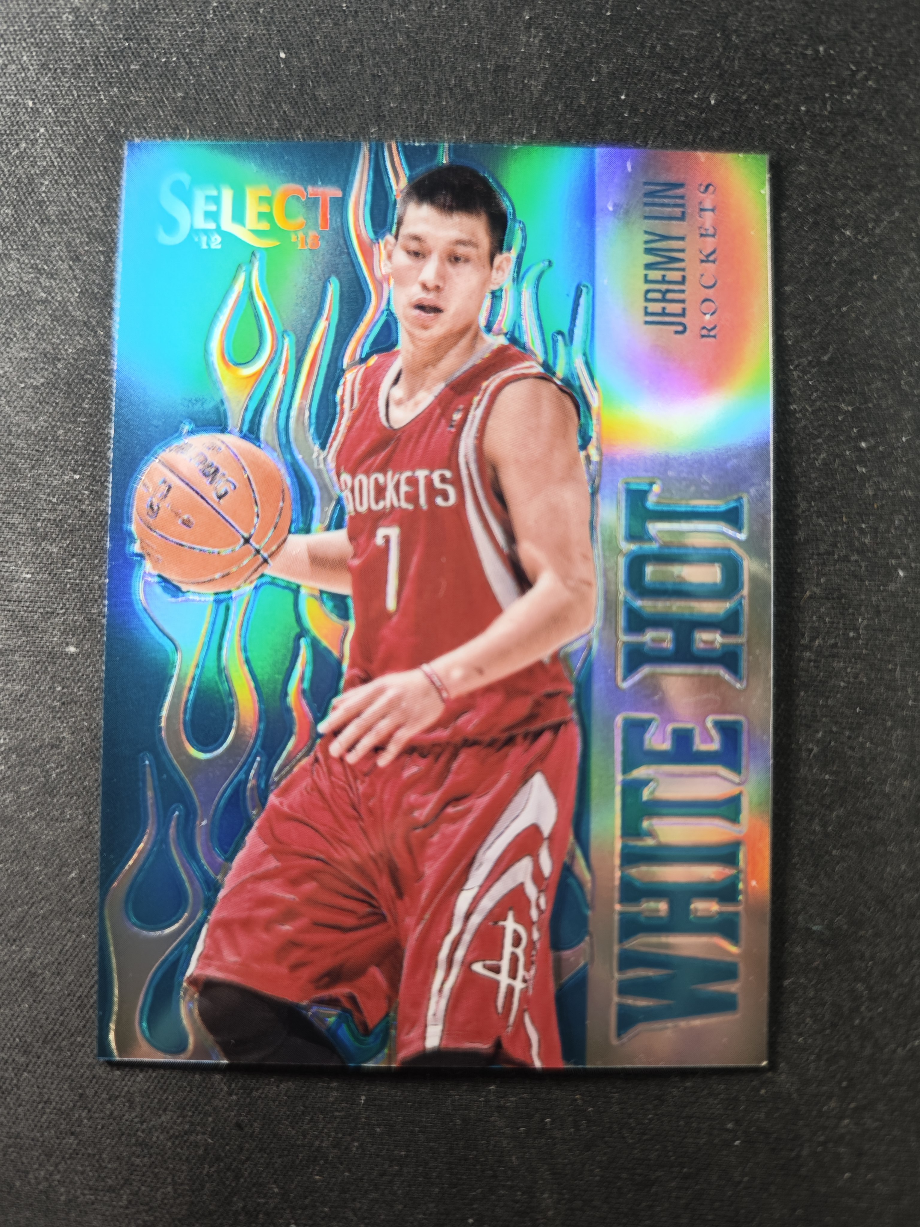 【蛤蟆特卖】SHI 林书豪 林疯狂 华人之光 2012-13 PANINI SELECT系列 White Hot 火焰特卡 经典折射 限量25编 超级漂亮 稀有好卡 卡品如图 专收必备!