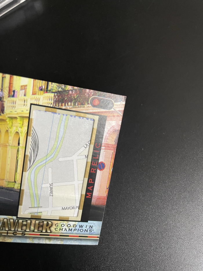 2018 Upper Deck traveler map Cuba 【hellfire拍卖】古德温goodwin世界旅游地图 古巴 哈瓦那 微瑕如图介意勿拍 jjj