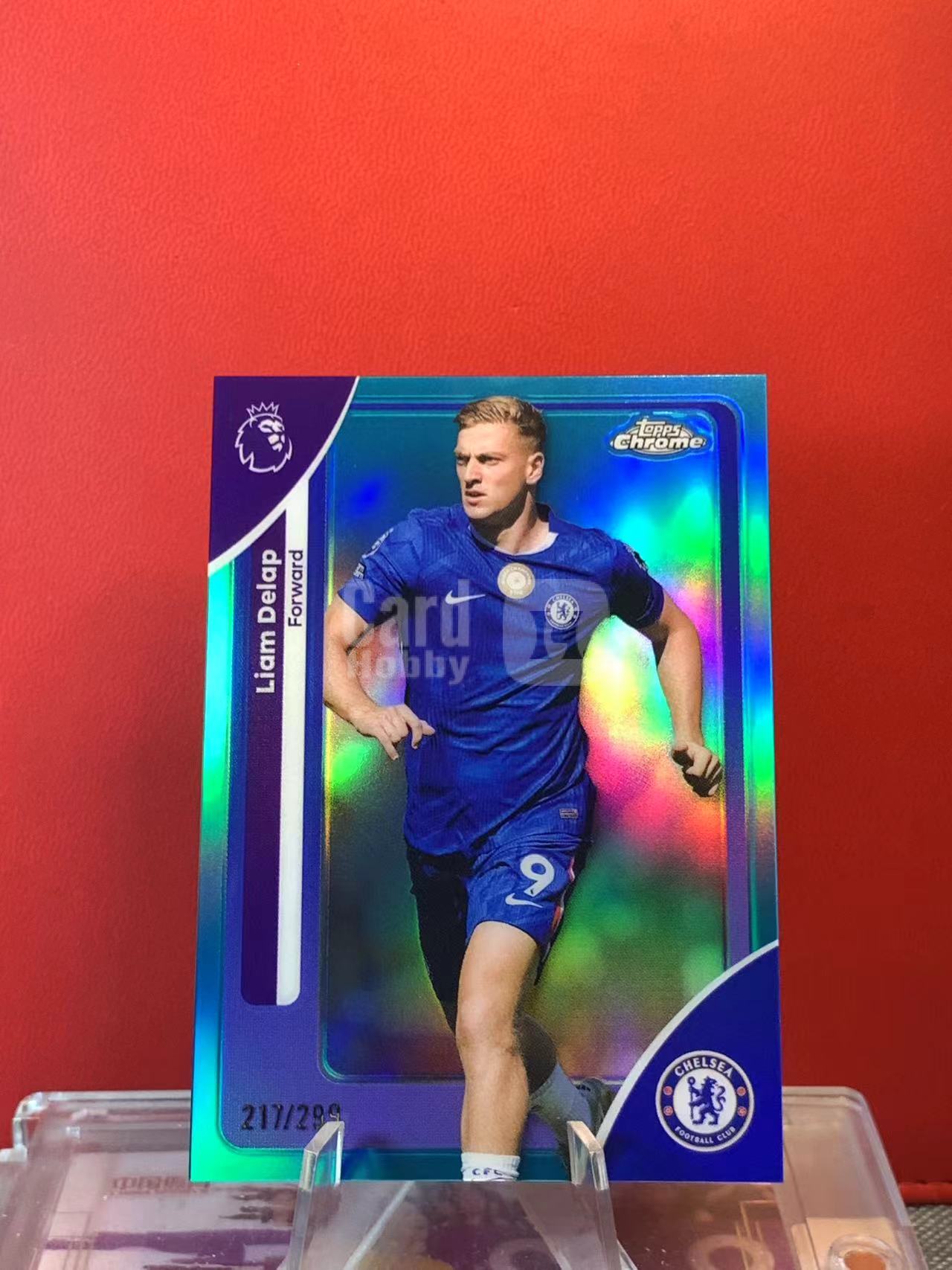(詹叔代拍)2026 Topps Chrome 英超TC Liam Delap 切尔西 利亚姆 德拉普 217/299编 青绿折 卡品如图 顺丰寄付 泰山