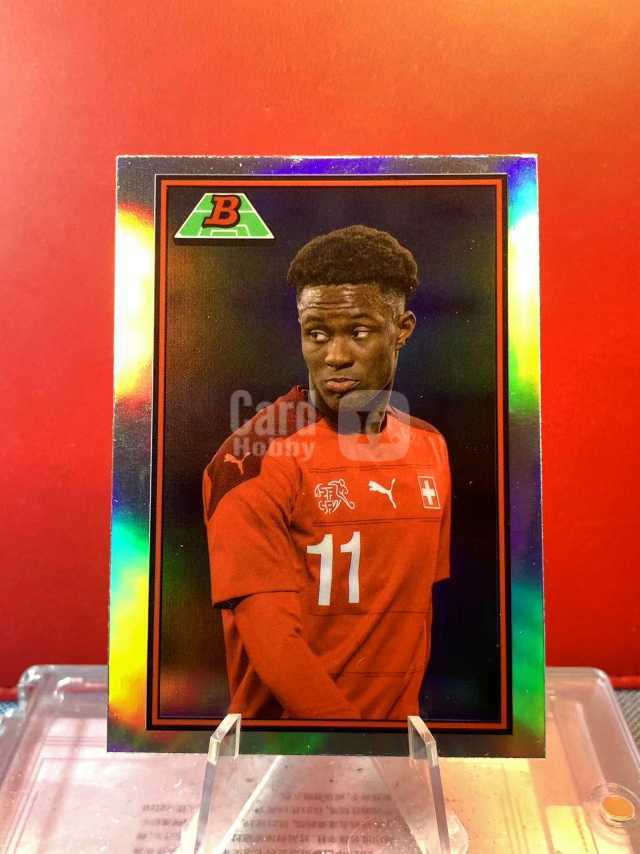 （老末精品代拍) E09 2022 Topps chrome 欧青赛 Felix Mambimbi  曼比姆比 瑞士 银折 凑套必备