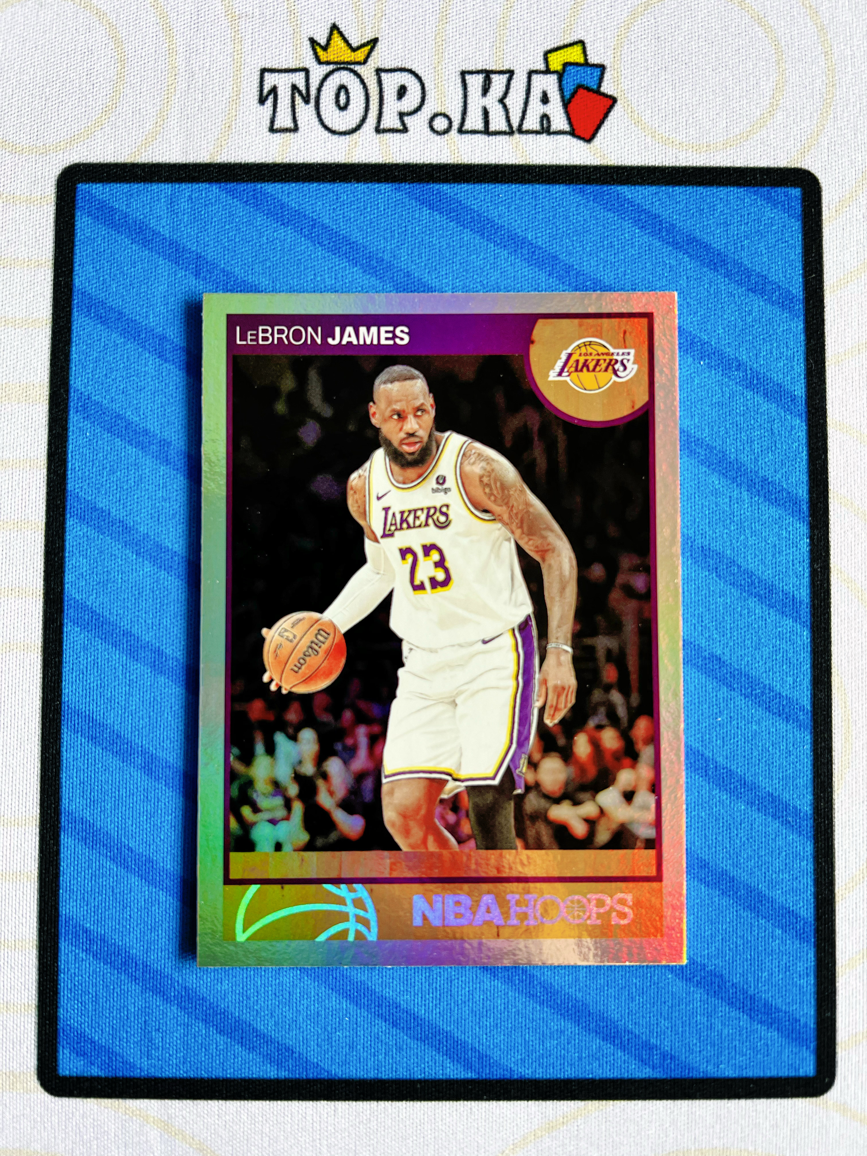 【顶尖卡社】2024-25 Panini hoops LeBron James 湖人 勒布朗詹姆斯 小皇帝 银折 折射 hoops 详情看描述 卡品如图【凯里】