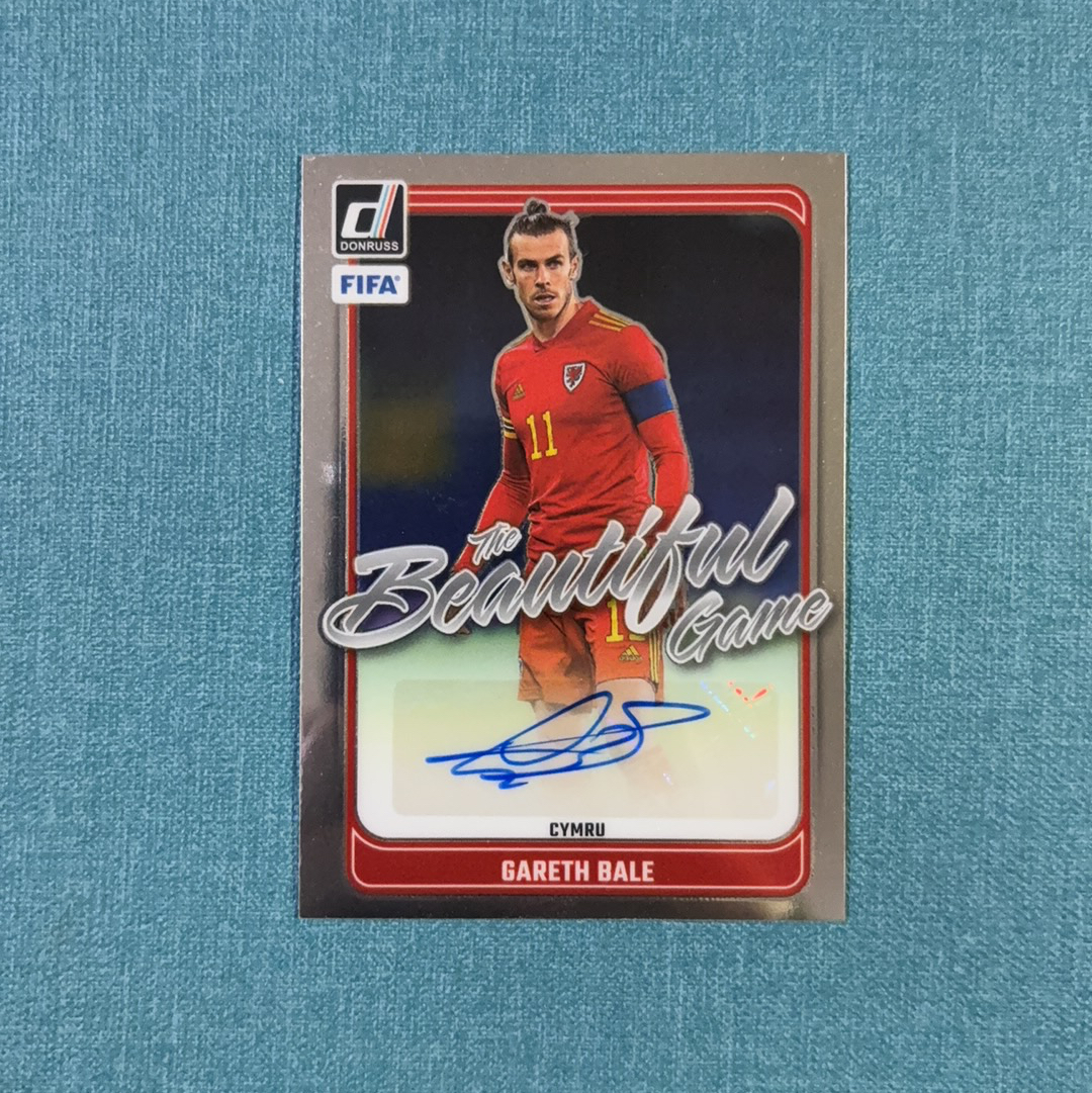 2024-25 Panini Donruss 杜蕾斯 Gareth Bale 大圣 贝尔 签字 美丽比赛签 威尔士 皇家马德里 皇马 卡品如图 FTU
