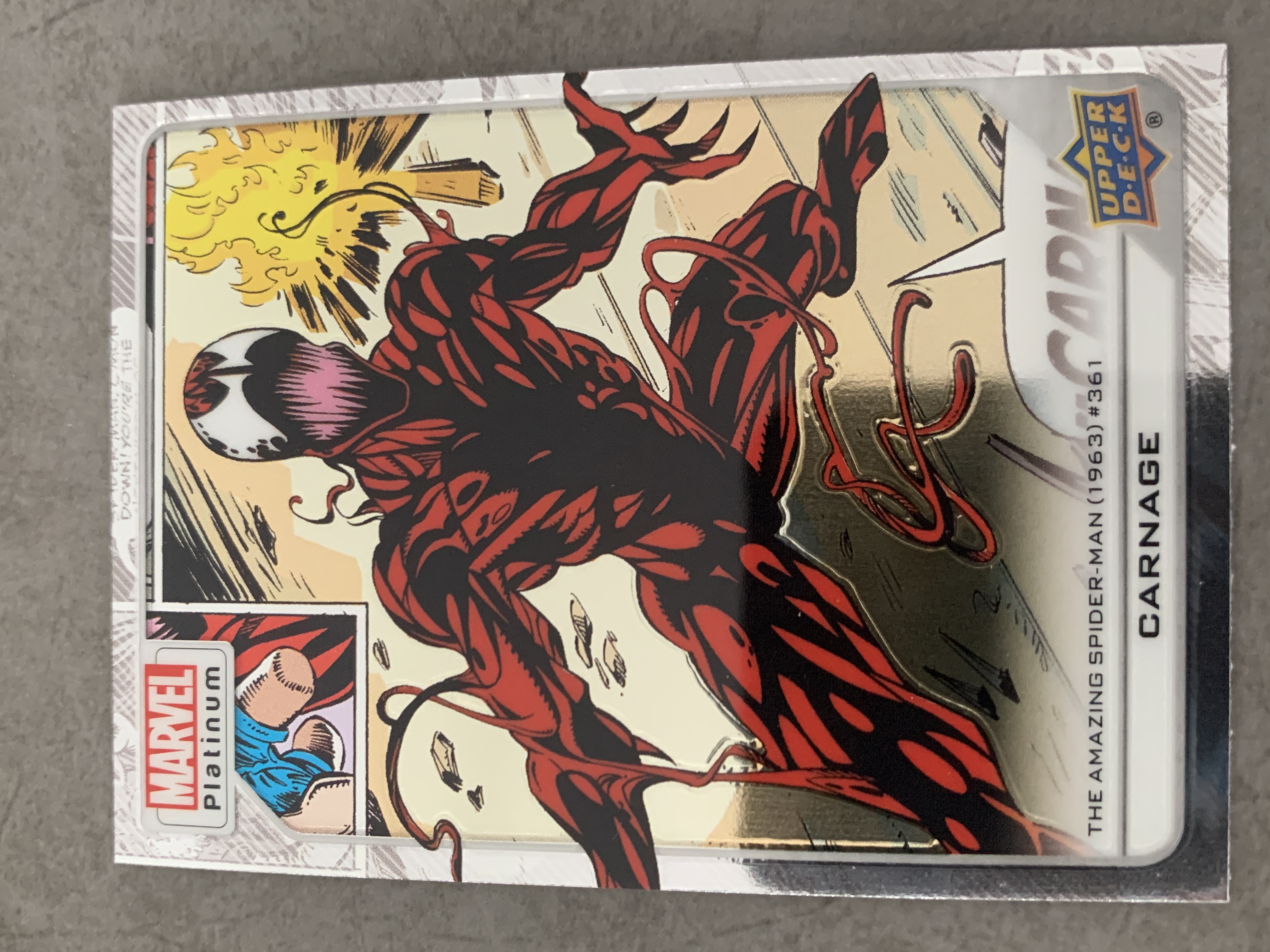 (A9) 2022 UPPER DECK 漫威 BASE 屠杀 实卡好看 收藏凑套必备 卡品如图 !!!