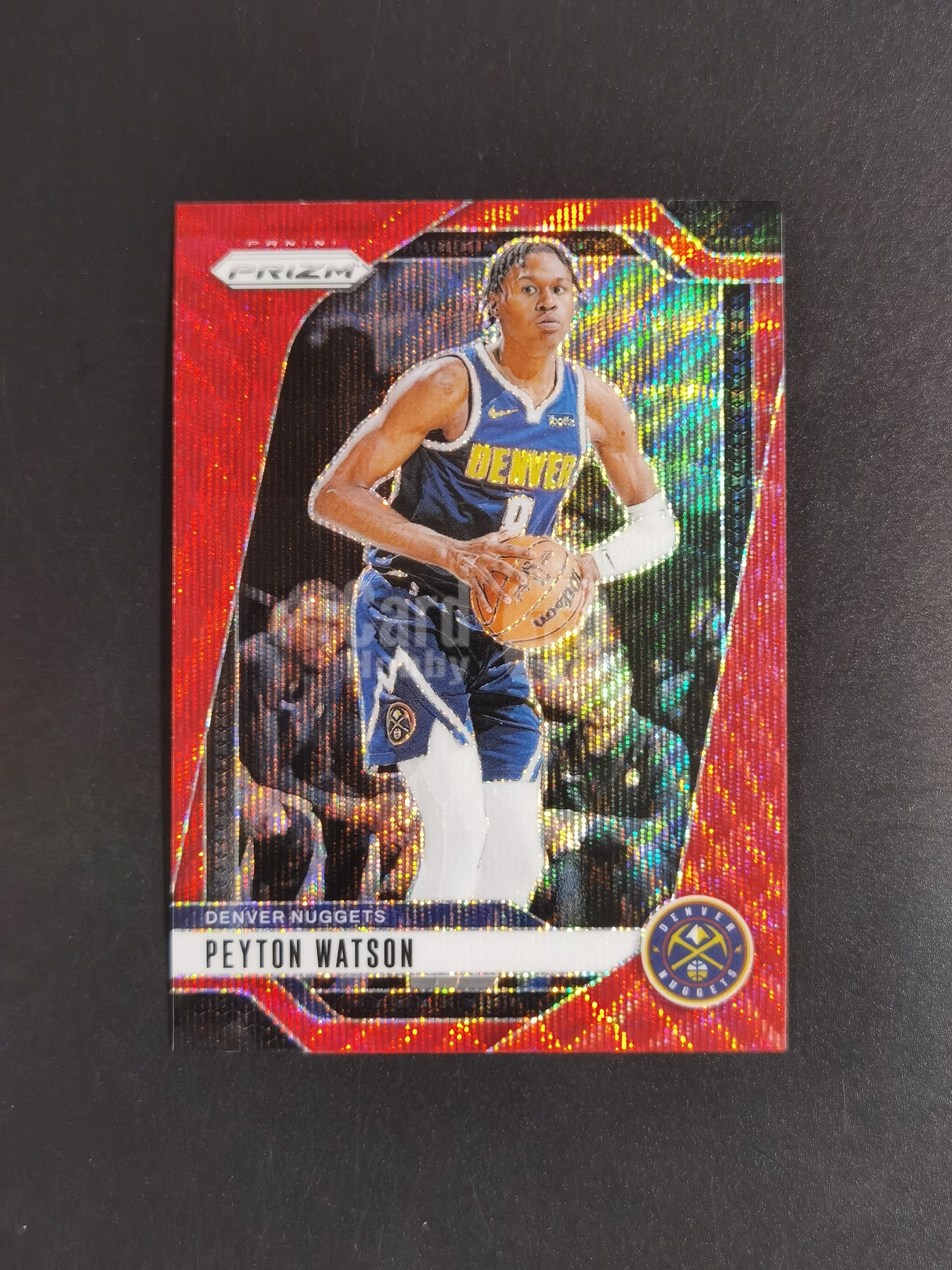2024-25 Panini Prizm Peyton Watson 佩顿 沃特森 红波纹折 卡品如图 专收必备
