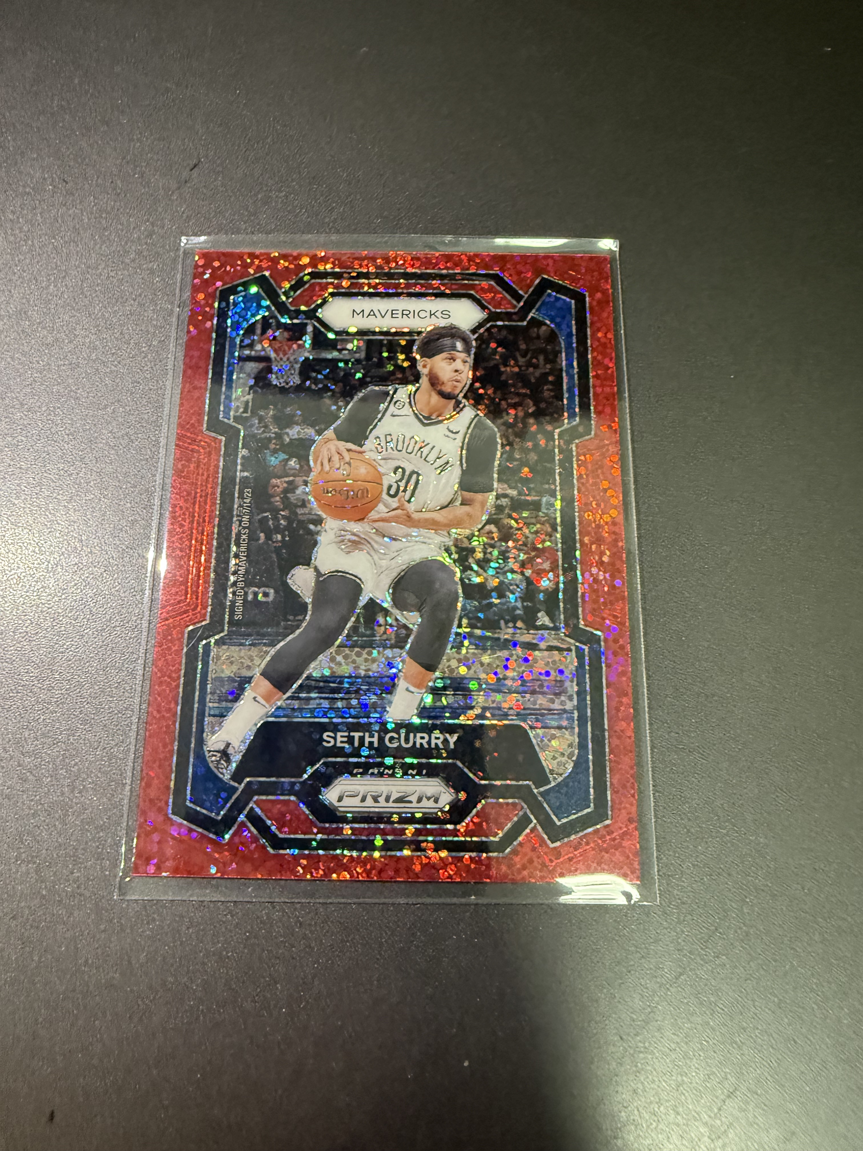 2023-24 Panini Prizm Draft Picks Seth Curry 塞斯 库里 红闪折 丁