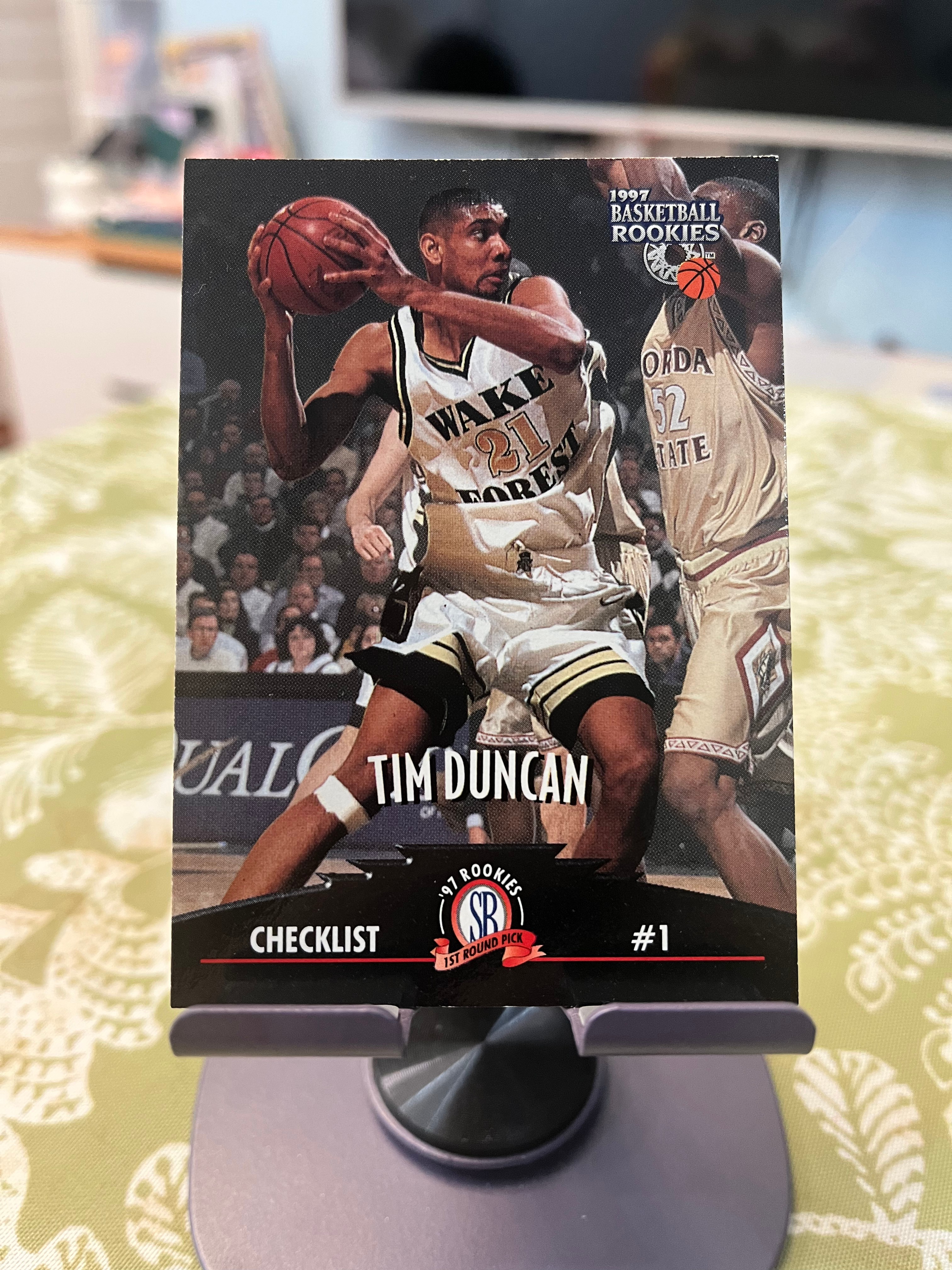 1997 SCORE BOARD 老卡 老特 Tim Duncan 蒂姆 邓肯 石佛 马刺【新秀年 checklist】【边角瑕疵如图 介意勿拍】#1003